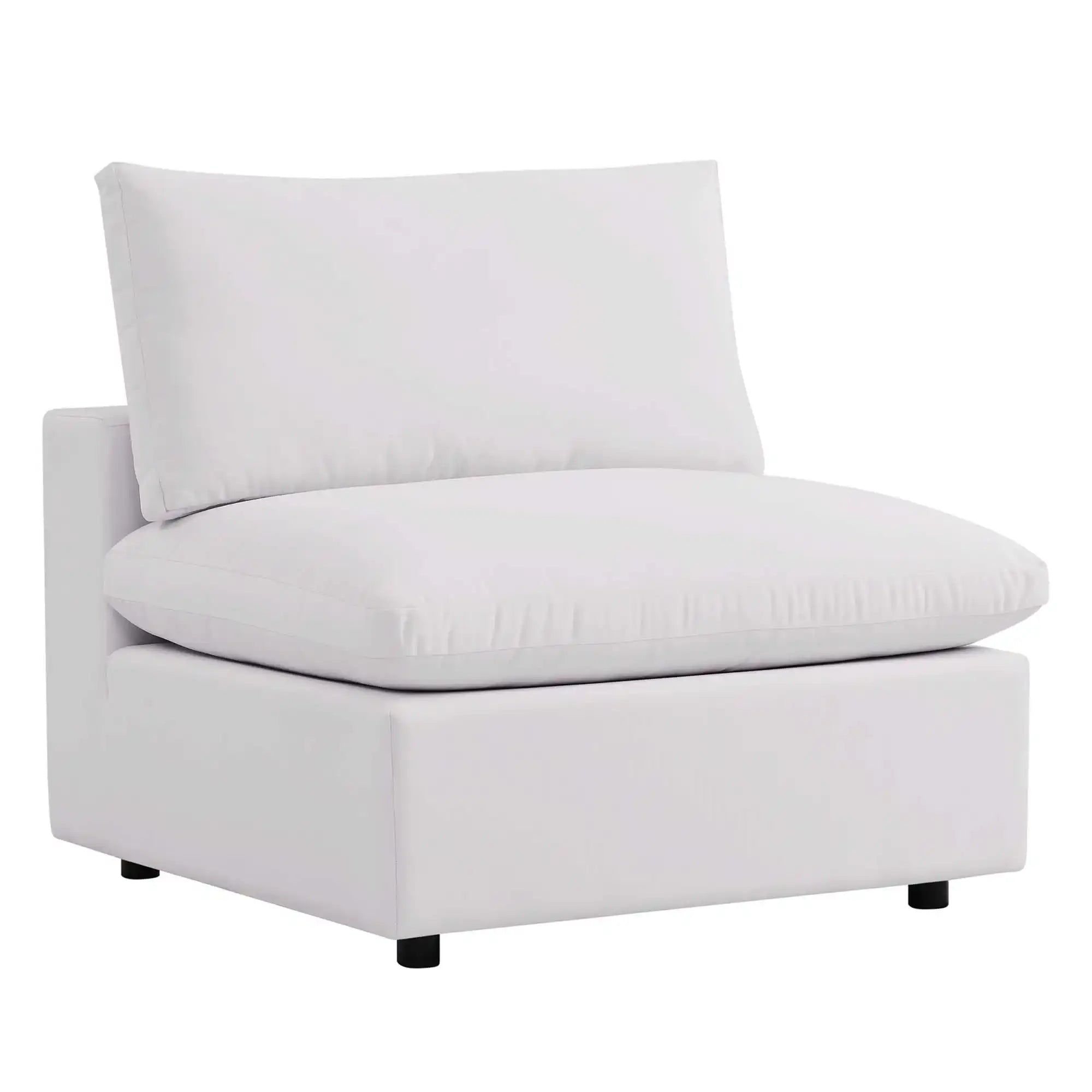 Commix Overstuffed Outdoor Patio Armless Chair by Modway - Best Buy Furniture