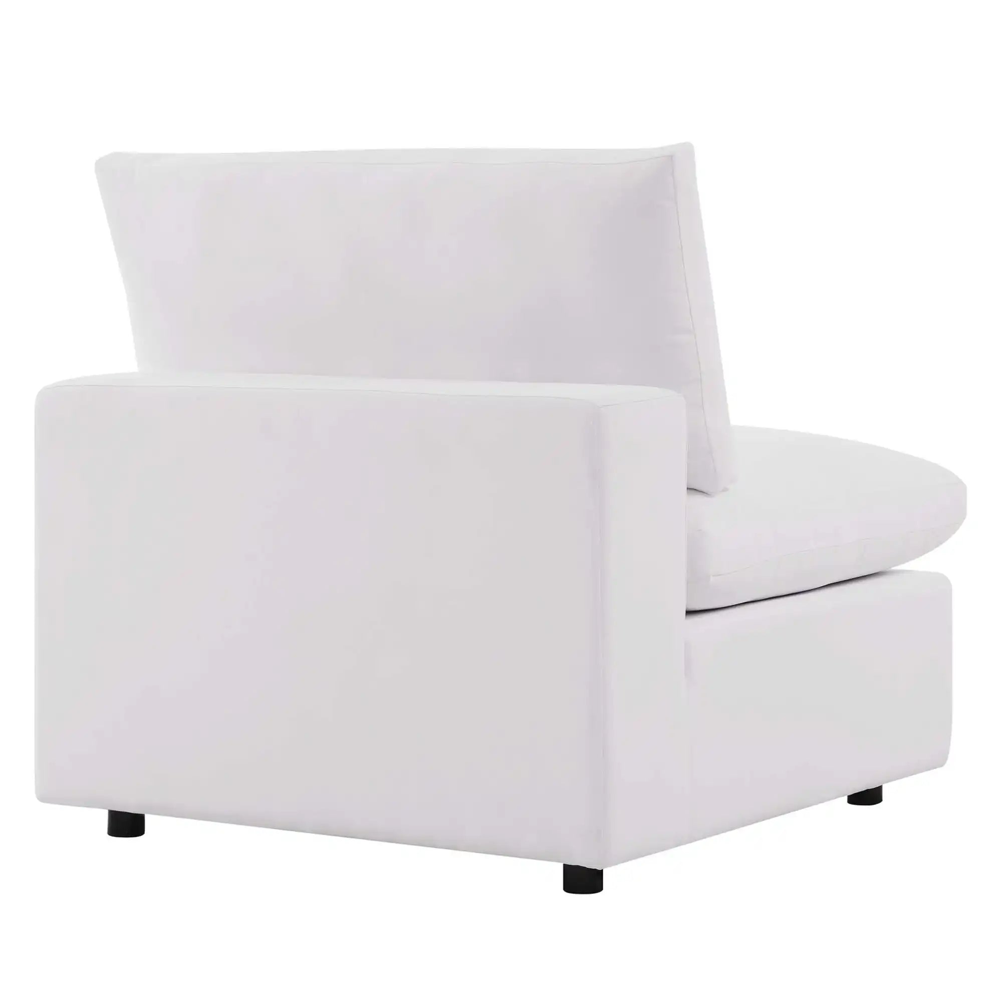 Commix Overstuffed Outdoor Patio Armless Chair by Modway - Best Buy Furniture