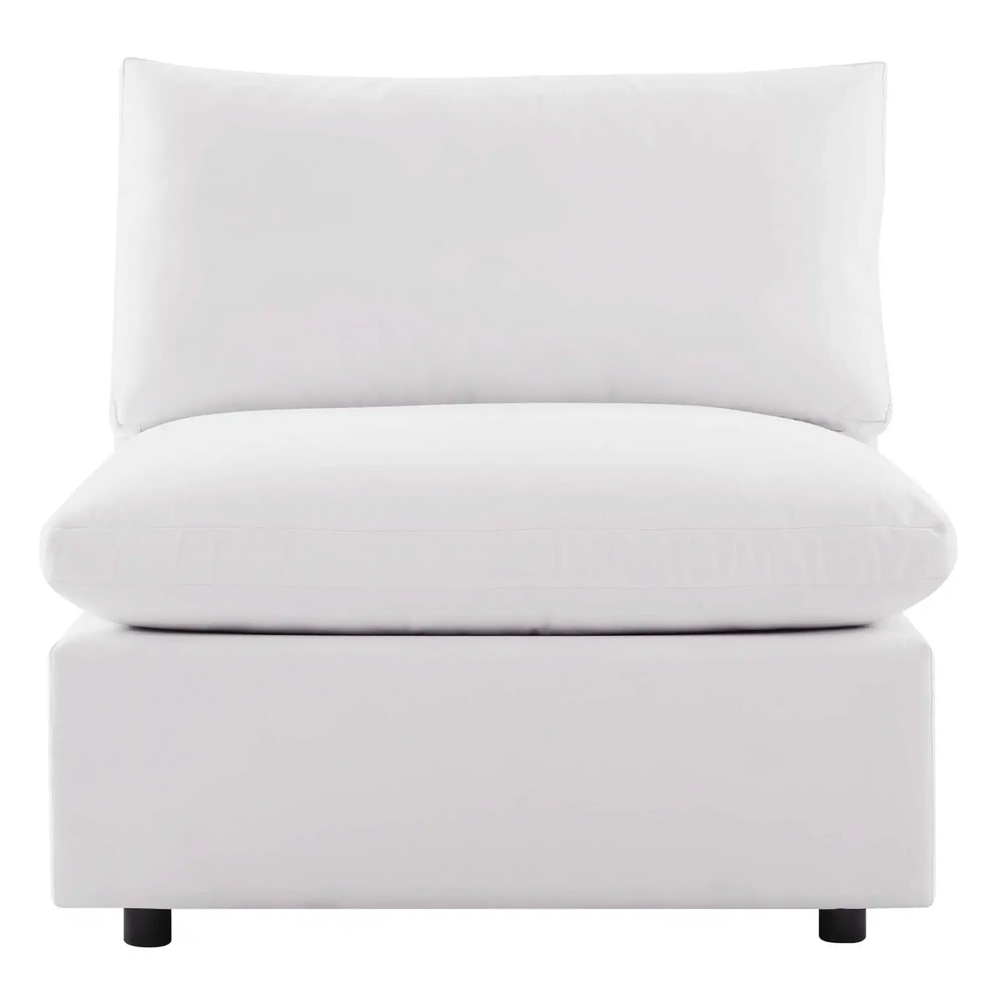 Commix Overstuffed Outdoor Patio Armless Chair by Modway - Best Buy Furniture
