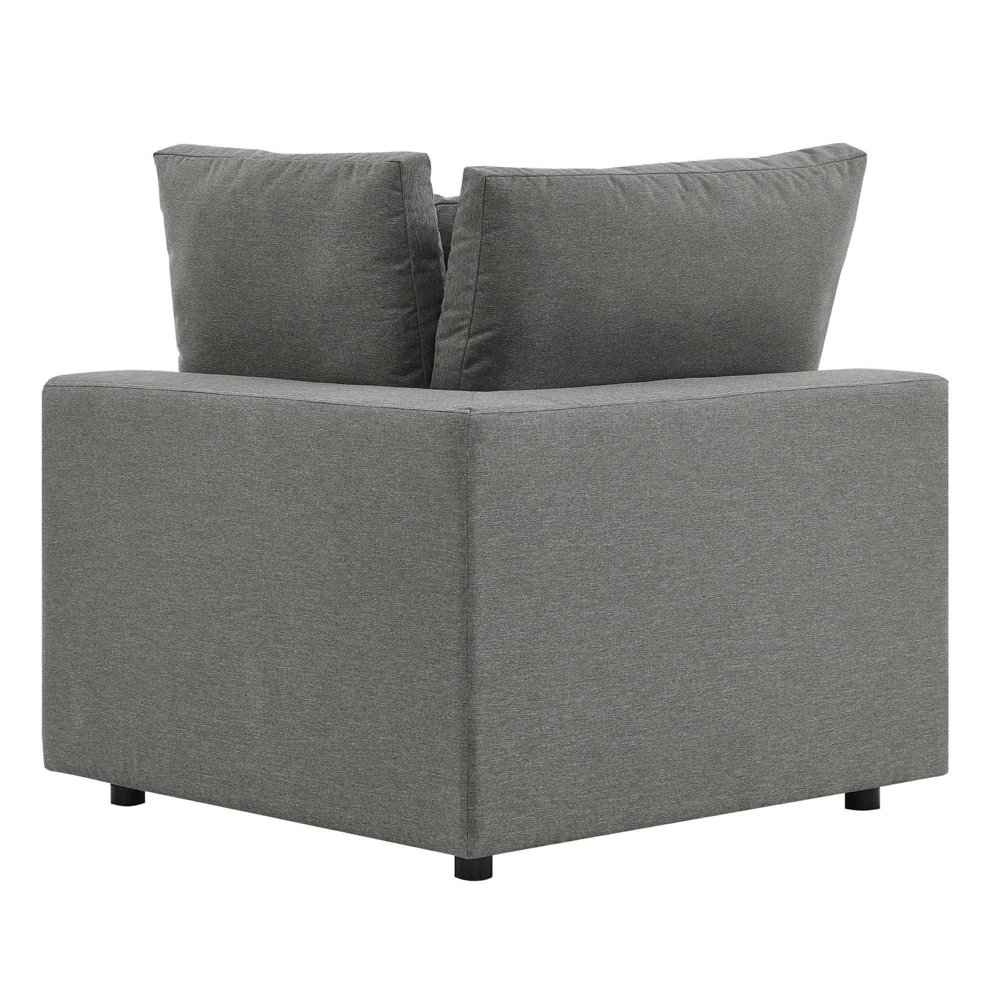 Commix Overstuffed Outdoor Patio Corner Chair by Modway - Best Buy Furniture