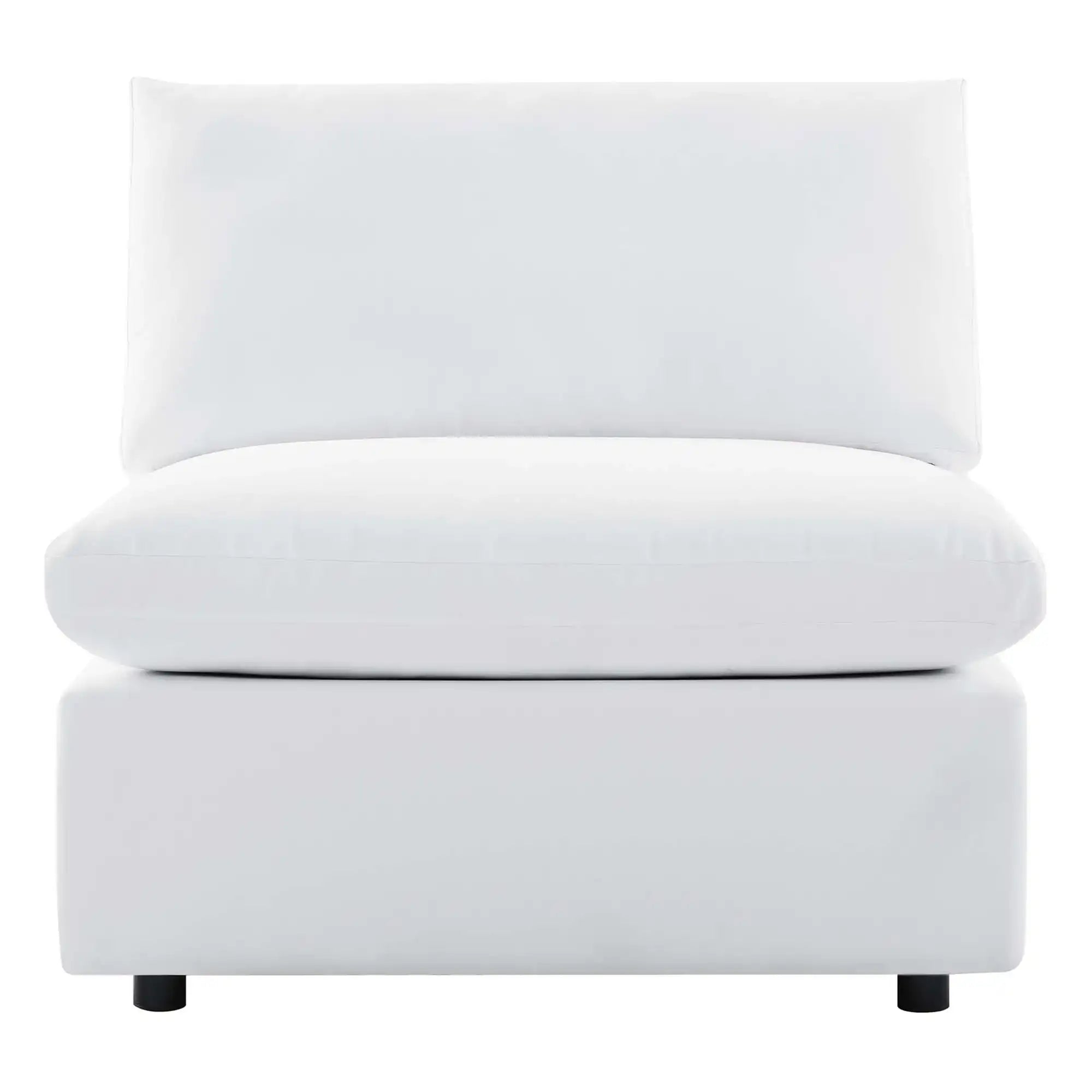 Commix Sunbrella� Outdoor Patio Armless Chair by Modway - Best Buy Furniture