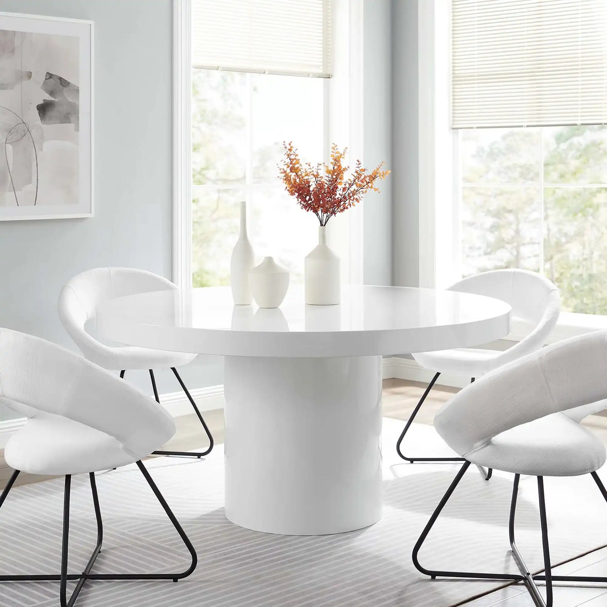 Gratify 60" Round Dining Table by Modway - Best Buy Furniture