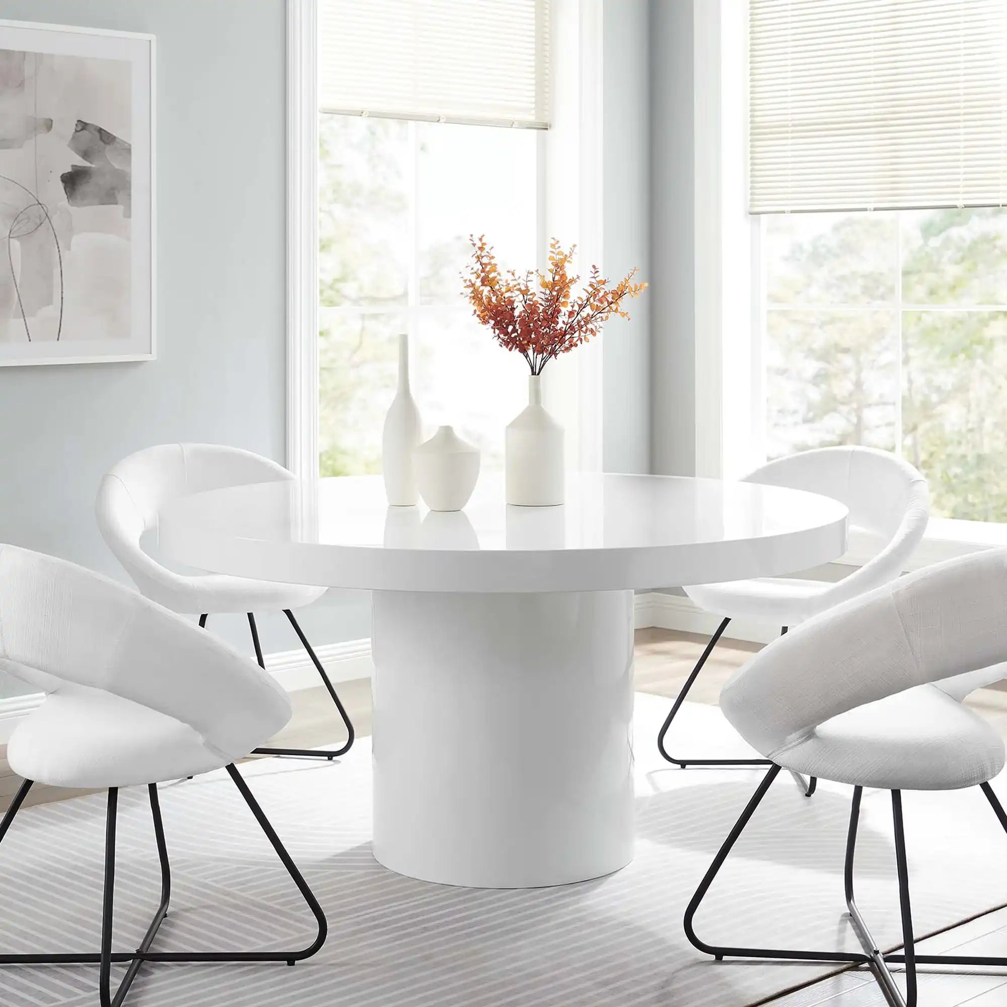 Gratify 60" Round Dining Table by Modway - Best Buy Furniture