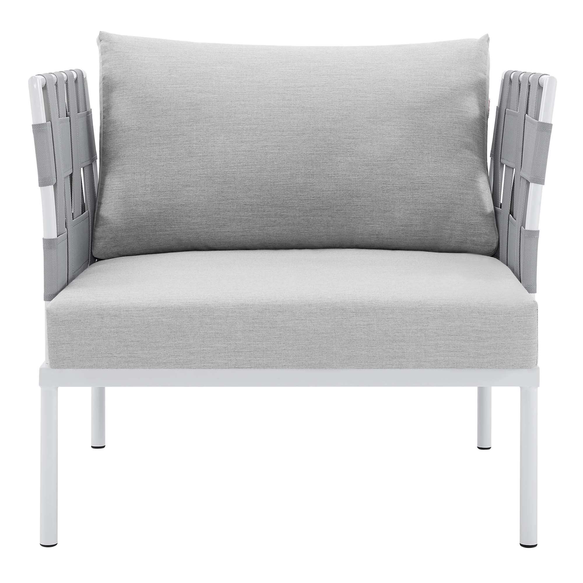 Harmony Sunbrella� Outdoor Patio Aluminum Armchair by Modway - Best Buy Furniture