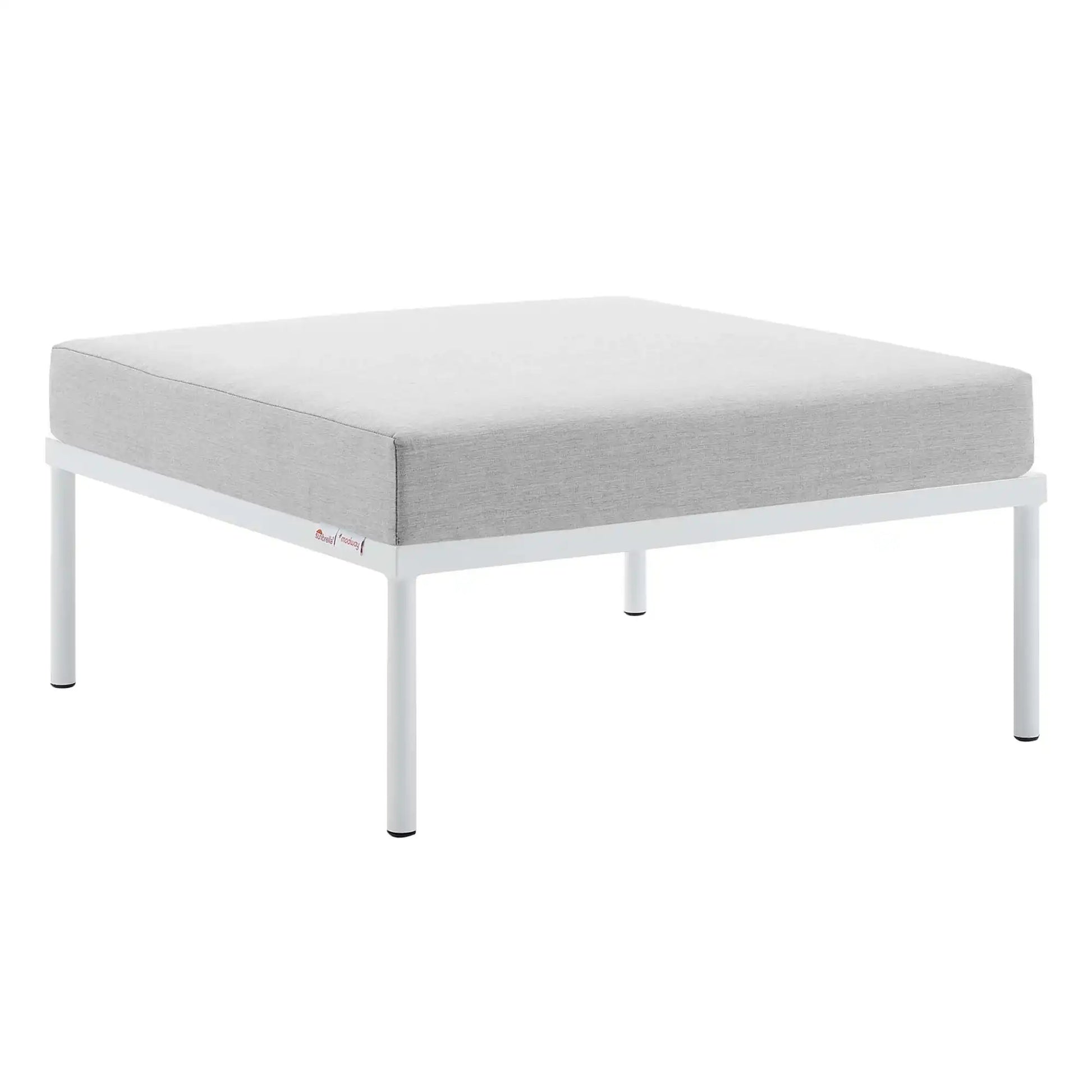 Harmony Sunbrella� Outdoor Patio Aluminum Ottoman by Modway - Best Buy Furniture
