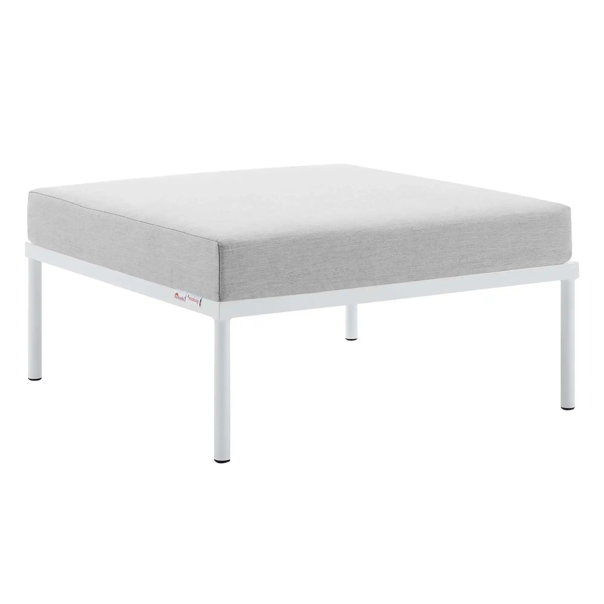 Harmony Sunbrella� Outdoor Patio Aluminum Ottoman by Modway - Best Buy Furniture