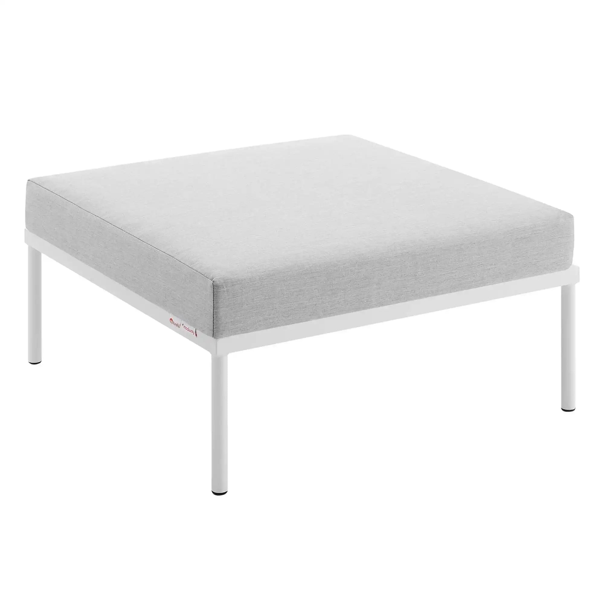 Harmony Sunbrella� Outdoor Patio Aluminum Ottoman by Modway - Best Buy Furniture