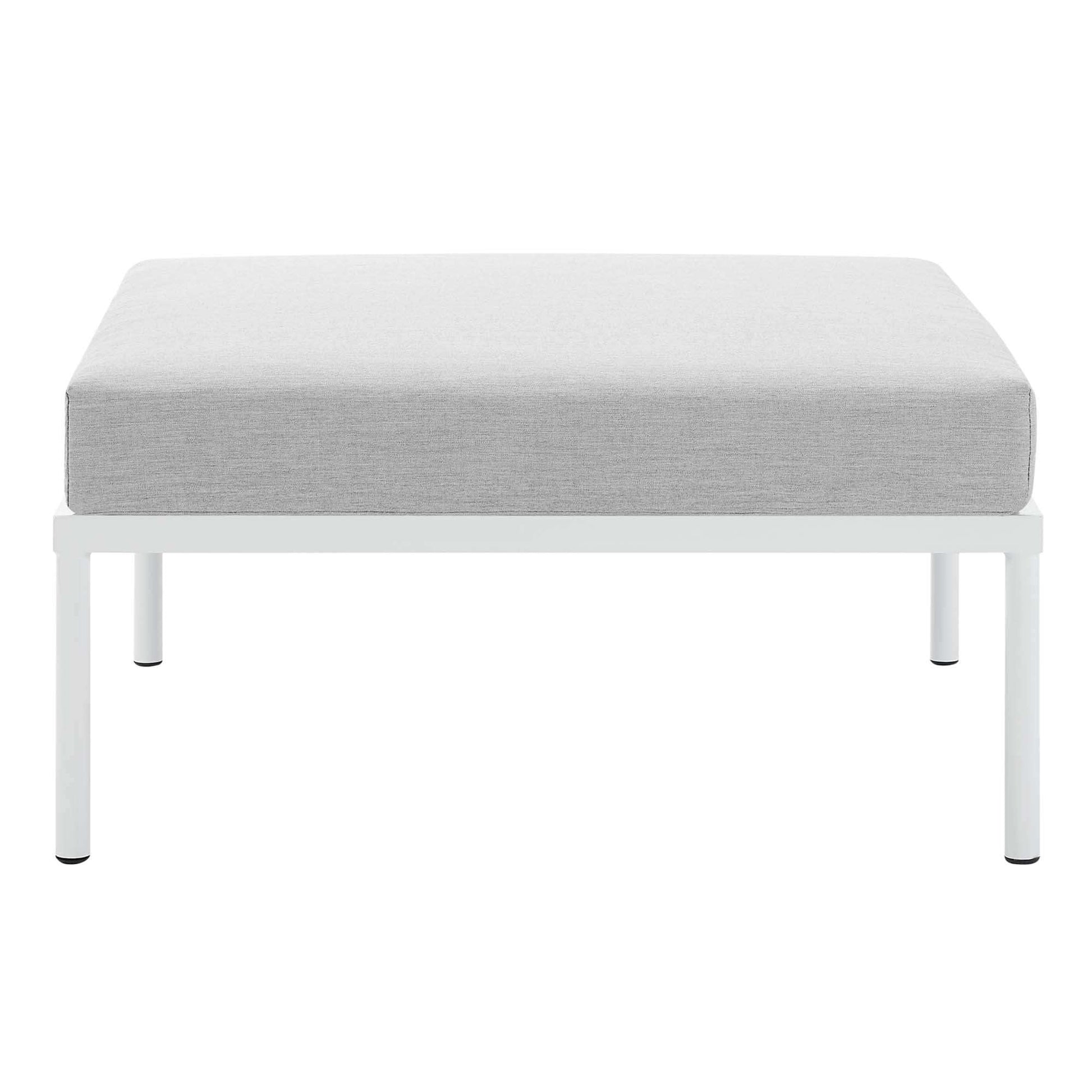 Harmony Sunbrella� Outdoor Patio Aluminum Ottoman by Modway - Best Buy Furniture