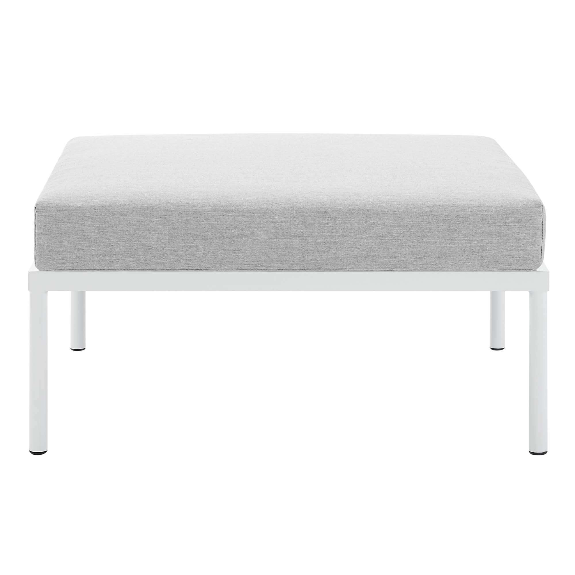 Harmony Sunbrella� Outdoor Patio Aluminum Ottoman by Modway - Best Buy Furniture
