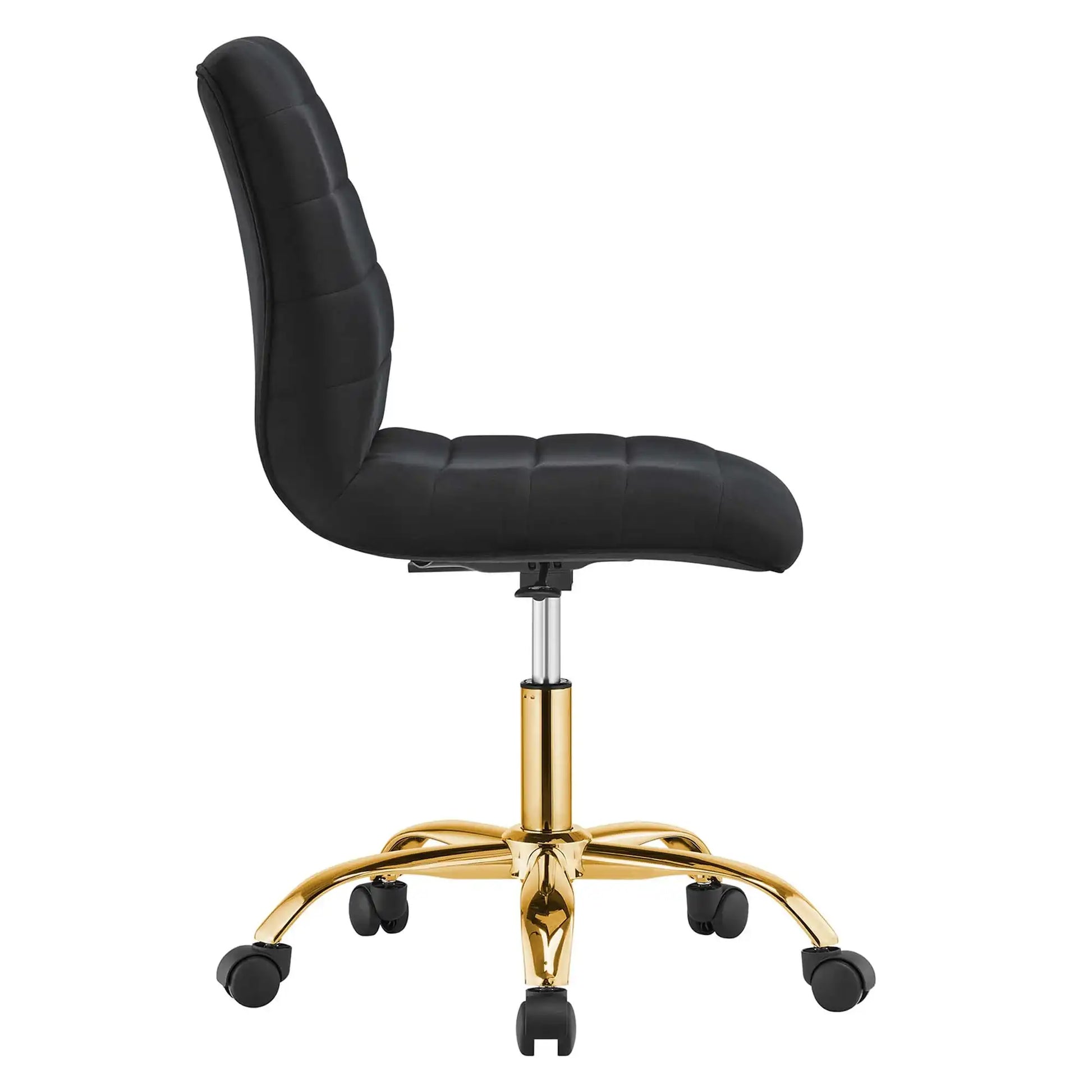 Ripple Armless Performance Velvet Office Chair by Modway - Best Buy Furniture