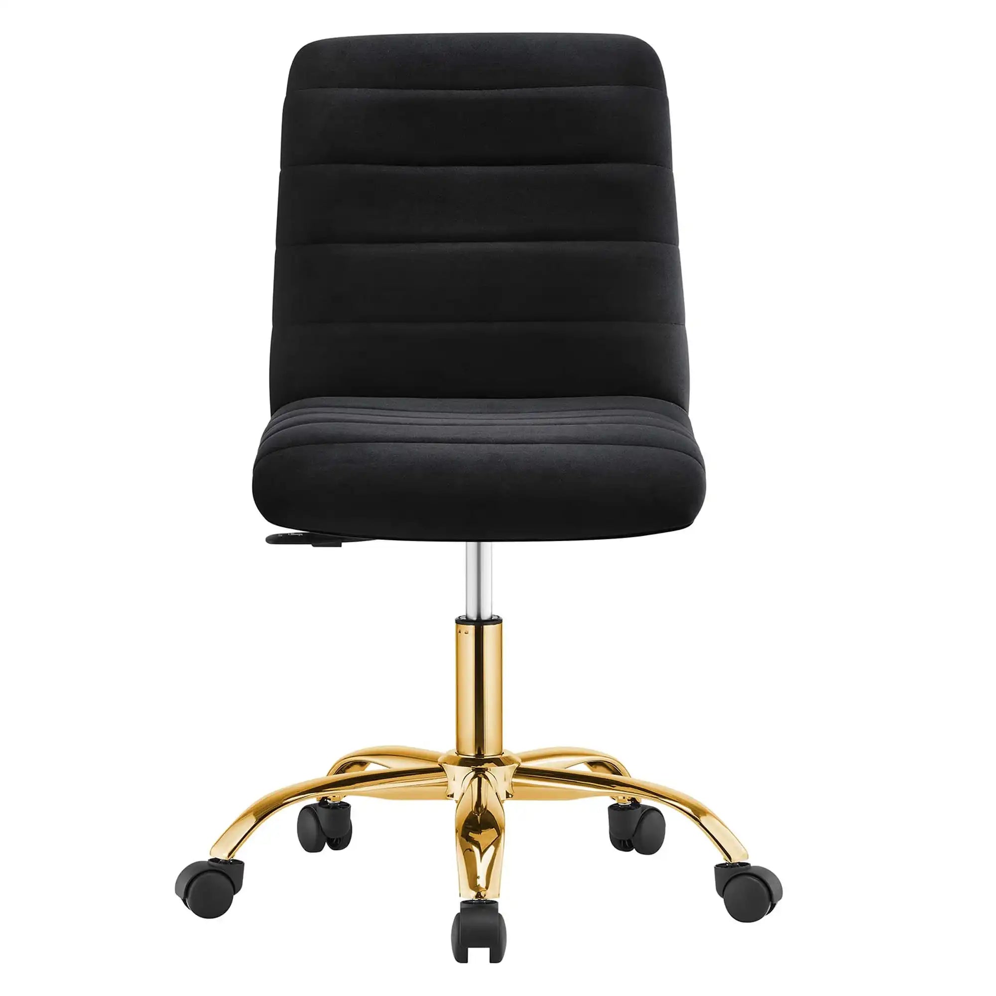 Ripple Armless Performance Velvet Office Chair by Modway - Best Buy Furniture