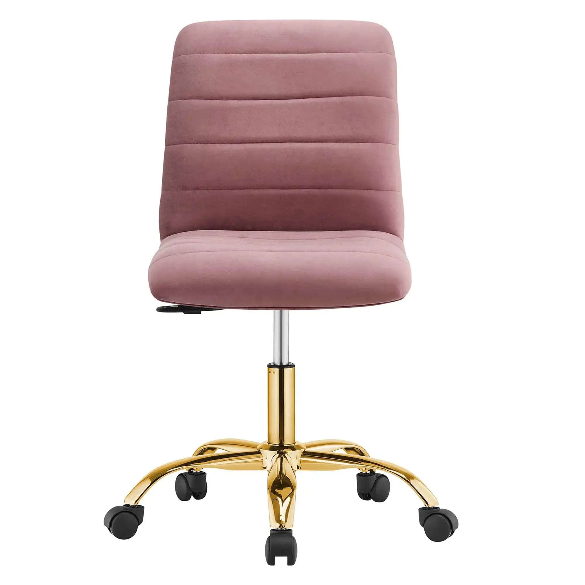 Ripple Armless Performance Velvet Office Chair by Modway - Best Buy Furniture