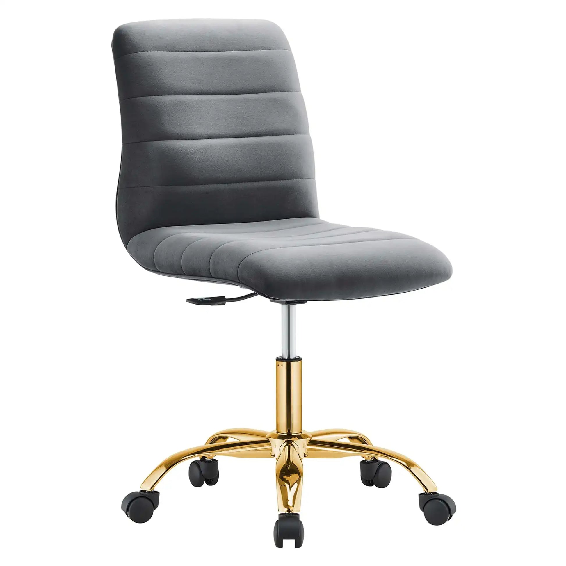 Ripple Armless Performance Velvet Office Chair by Modway - Best Buy Furniture