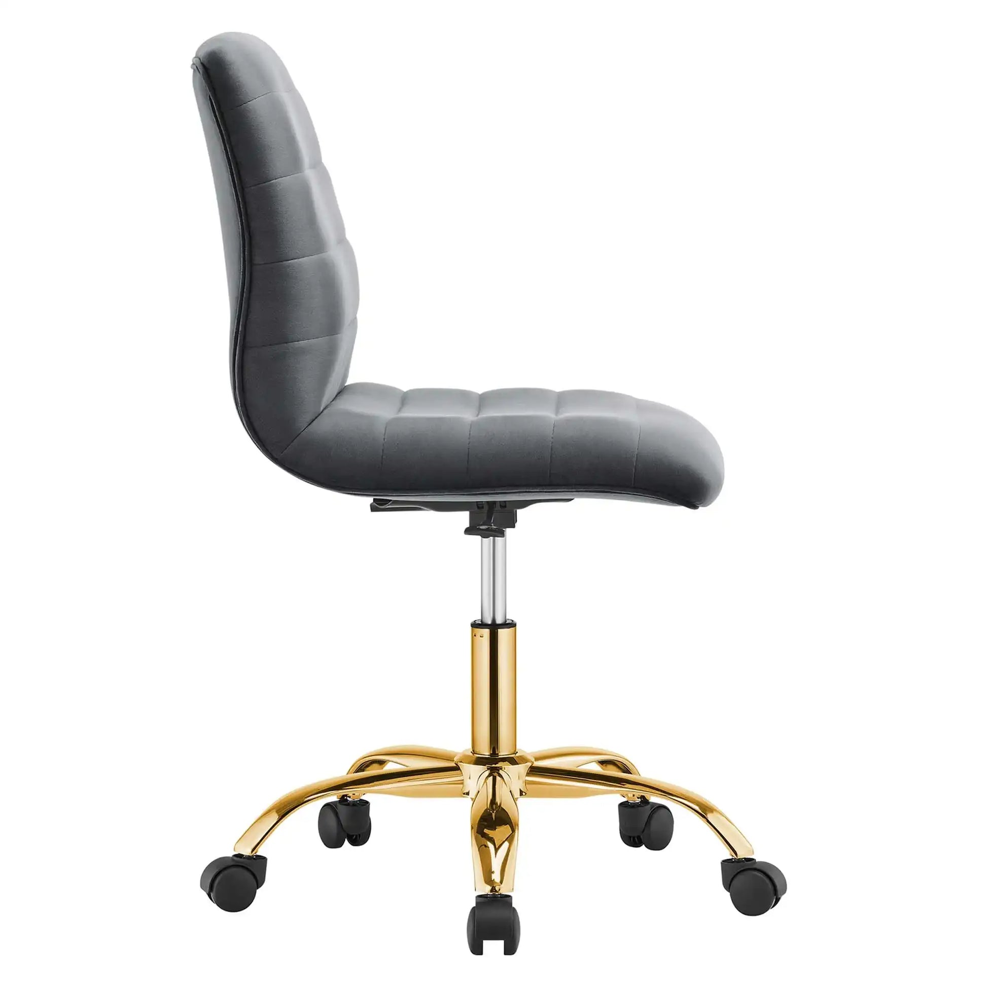 Ripple Armless Performance Velvet Office Chair by Modway - Best Buy Furniture