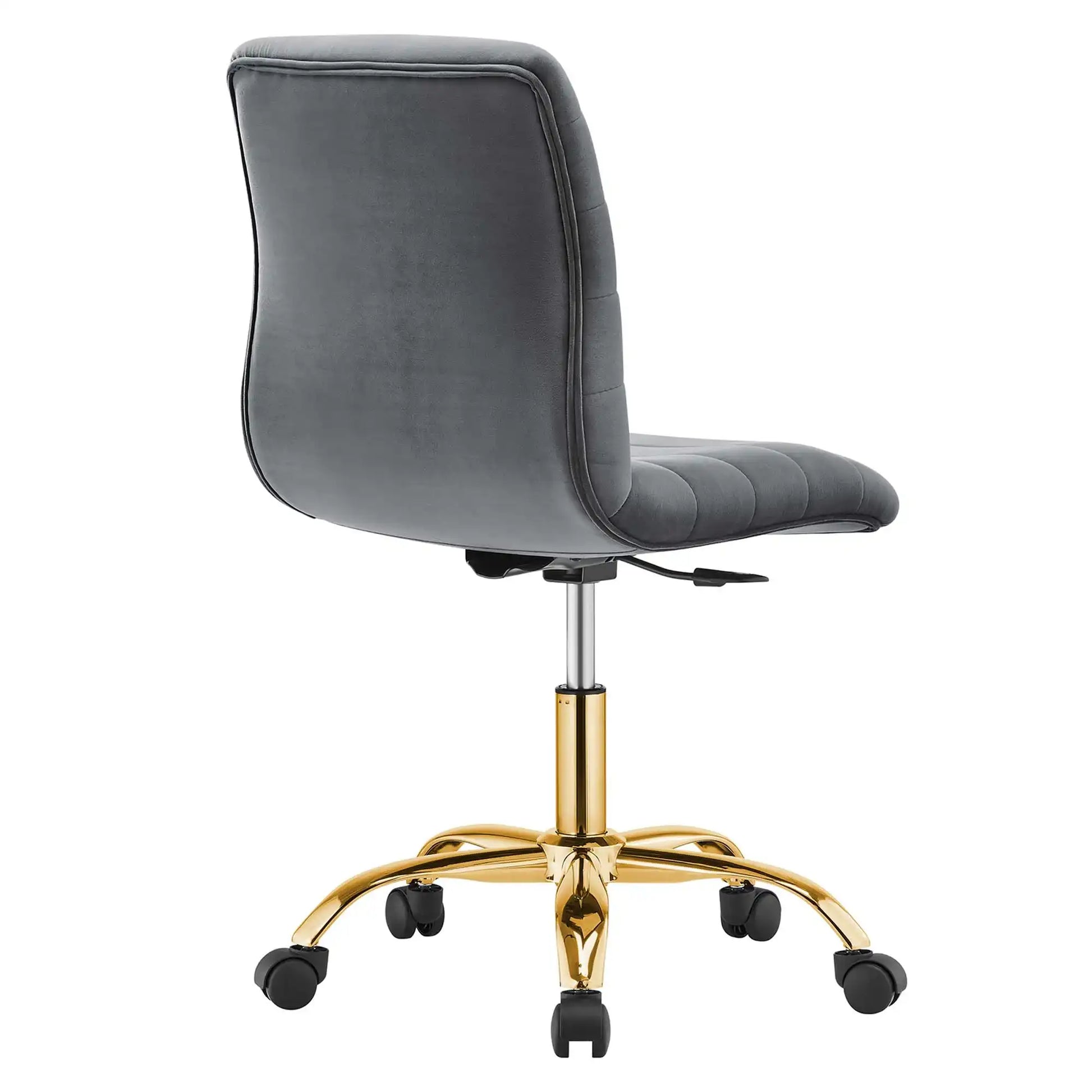 Ripple Armless Performance Velvet Office Chair by Modway - Best Buy Furniture