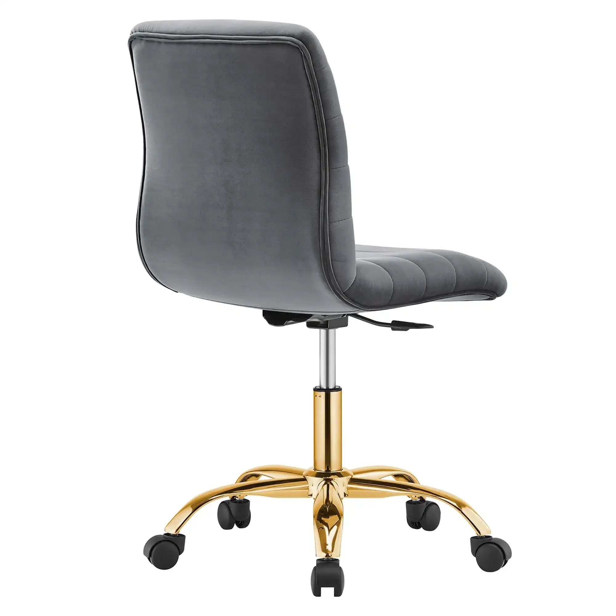 Ripple Armless Performance Velvet Office Chair by Modway - Best Buy Furniture