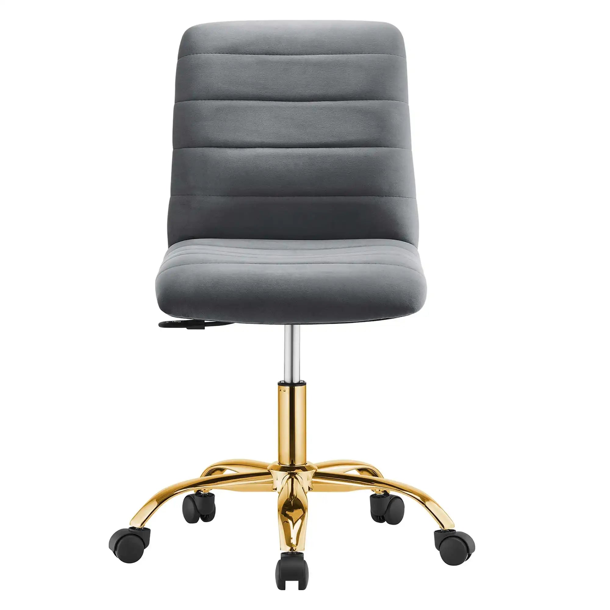 Ripple Armless Performance Velvet Office Chair by Modway - Best Buy Furniture
