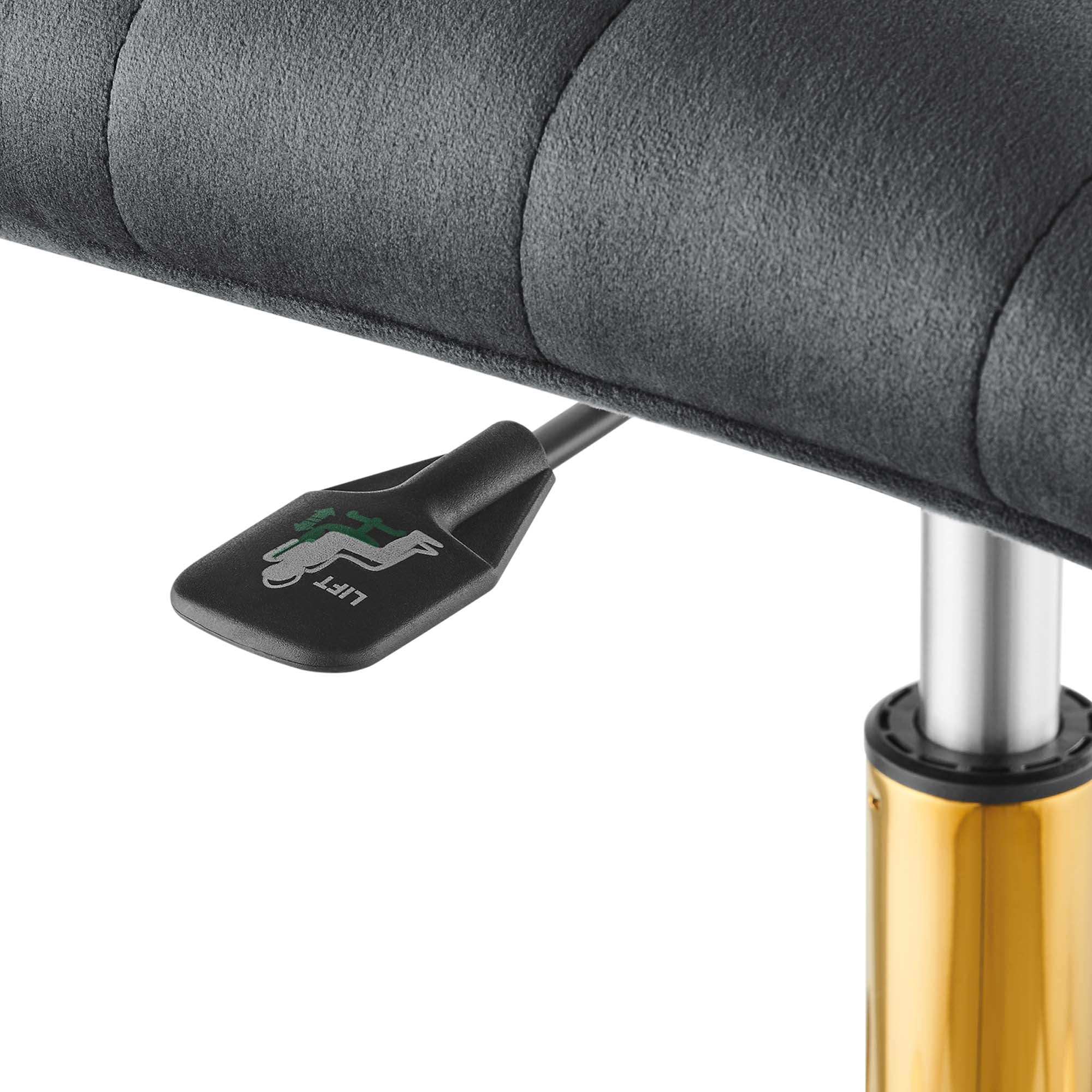 Ripple Armless Performance Velvet Office Chair by Modway - Best Buy Furniture
