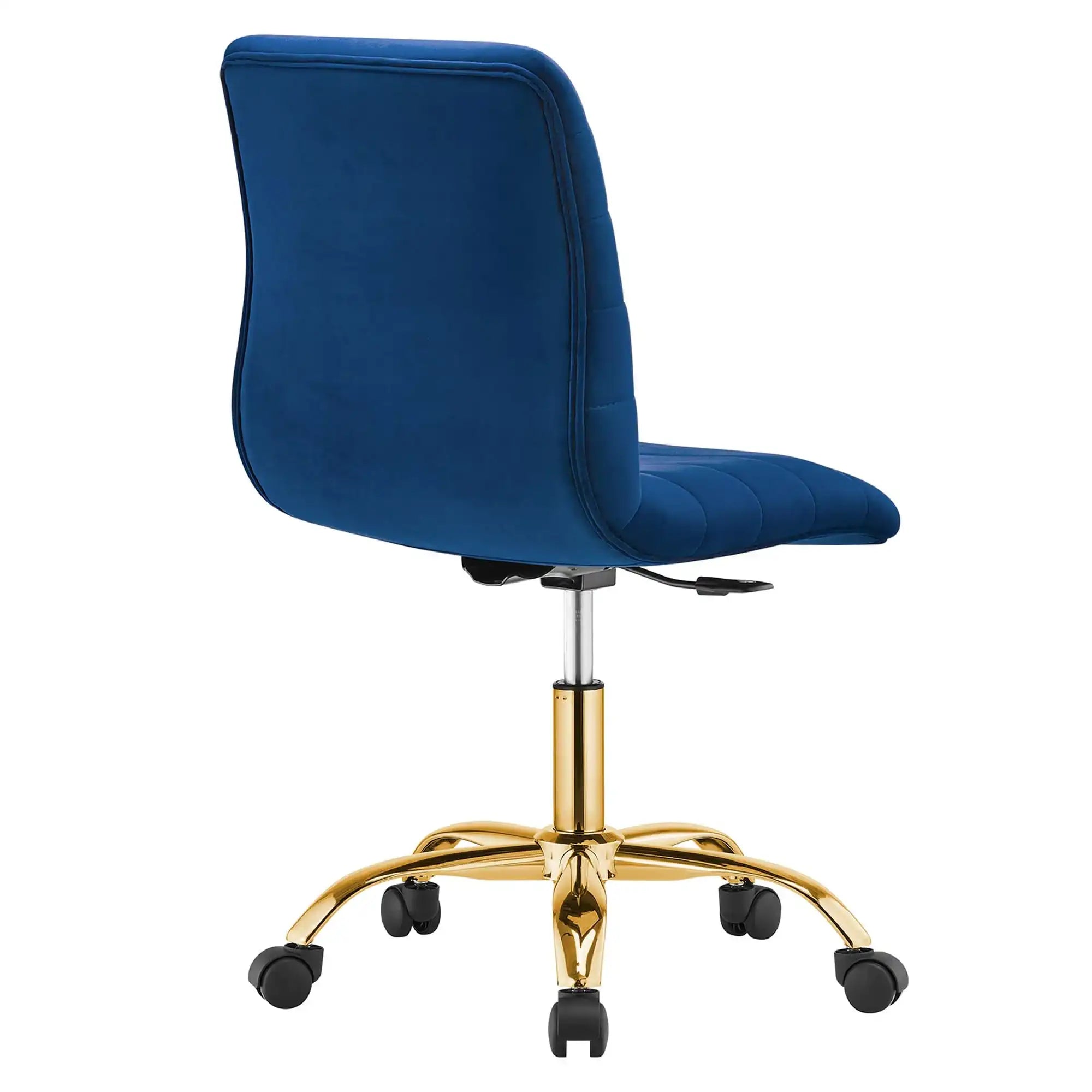 Ripple Armless Performance Velvet Office Chair by Modway - Best Buy Furniture