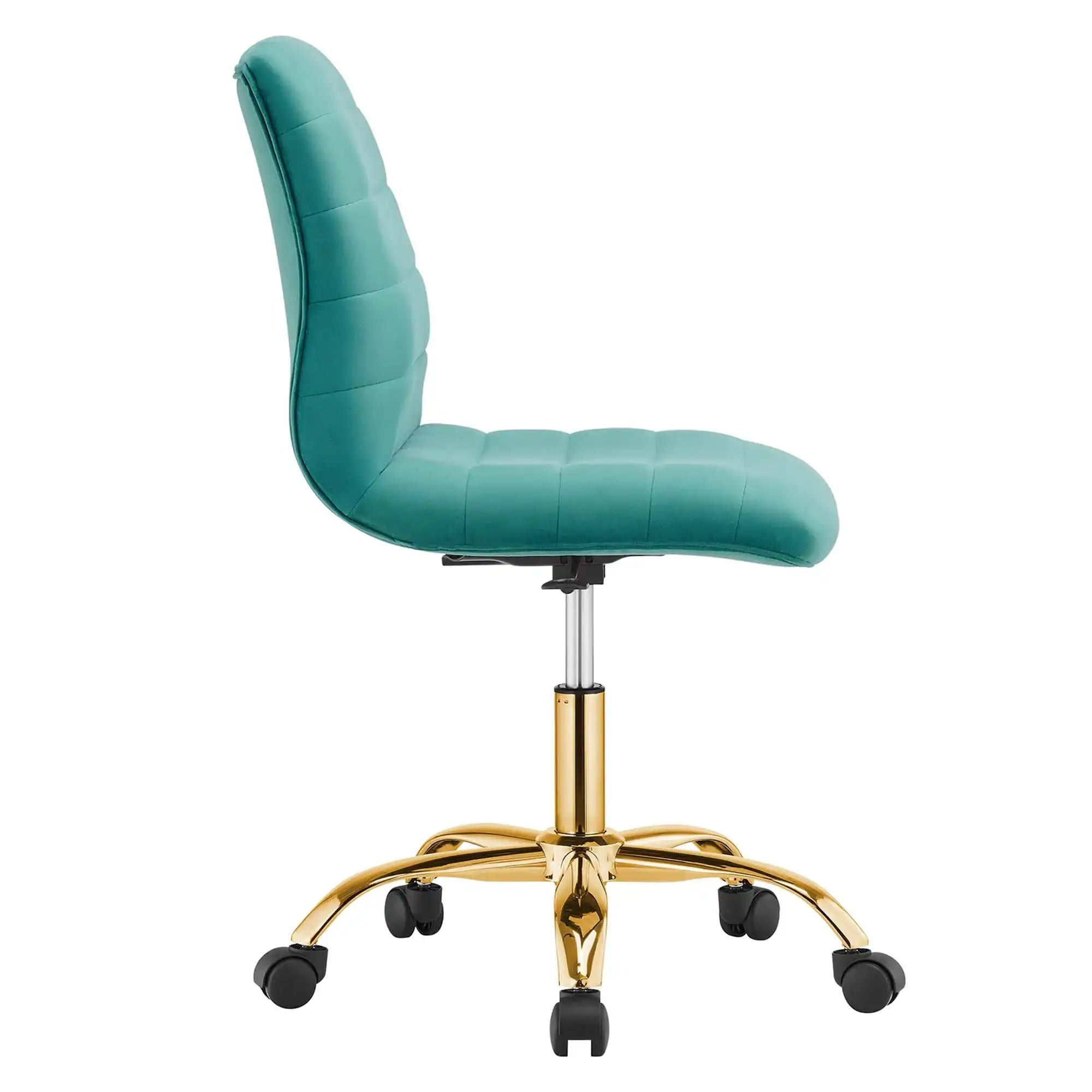 Ripple Armless Performance Velvet Office Chair by Modway - Best Buy Furniture