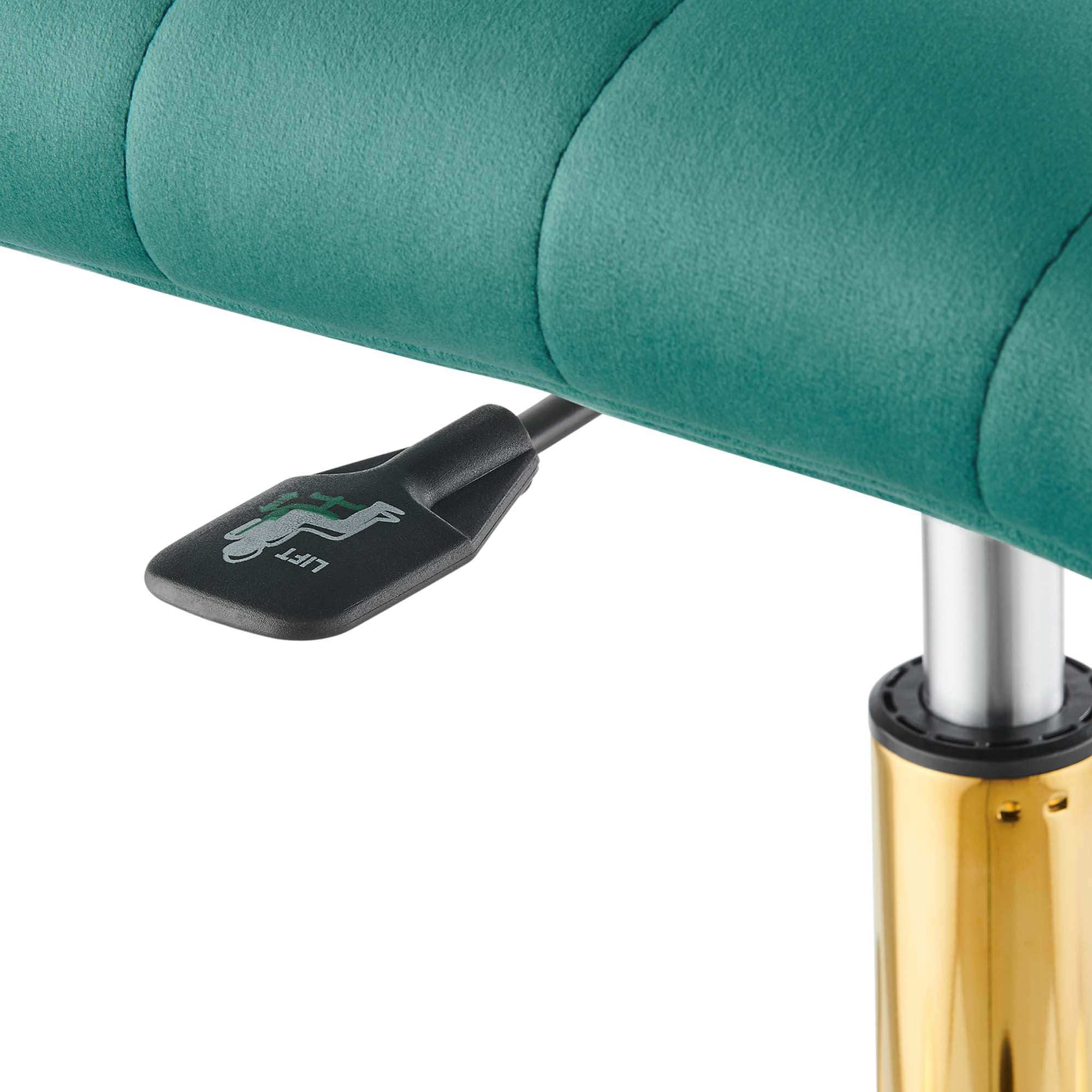 Ripple Armless Performance Velvet Office Chair by Modway - Best Buy Furniture
