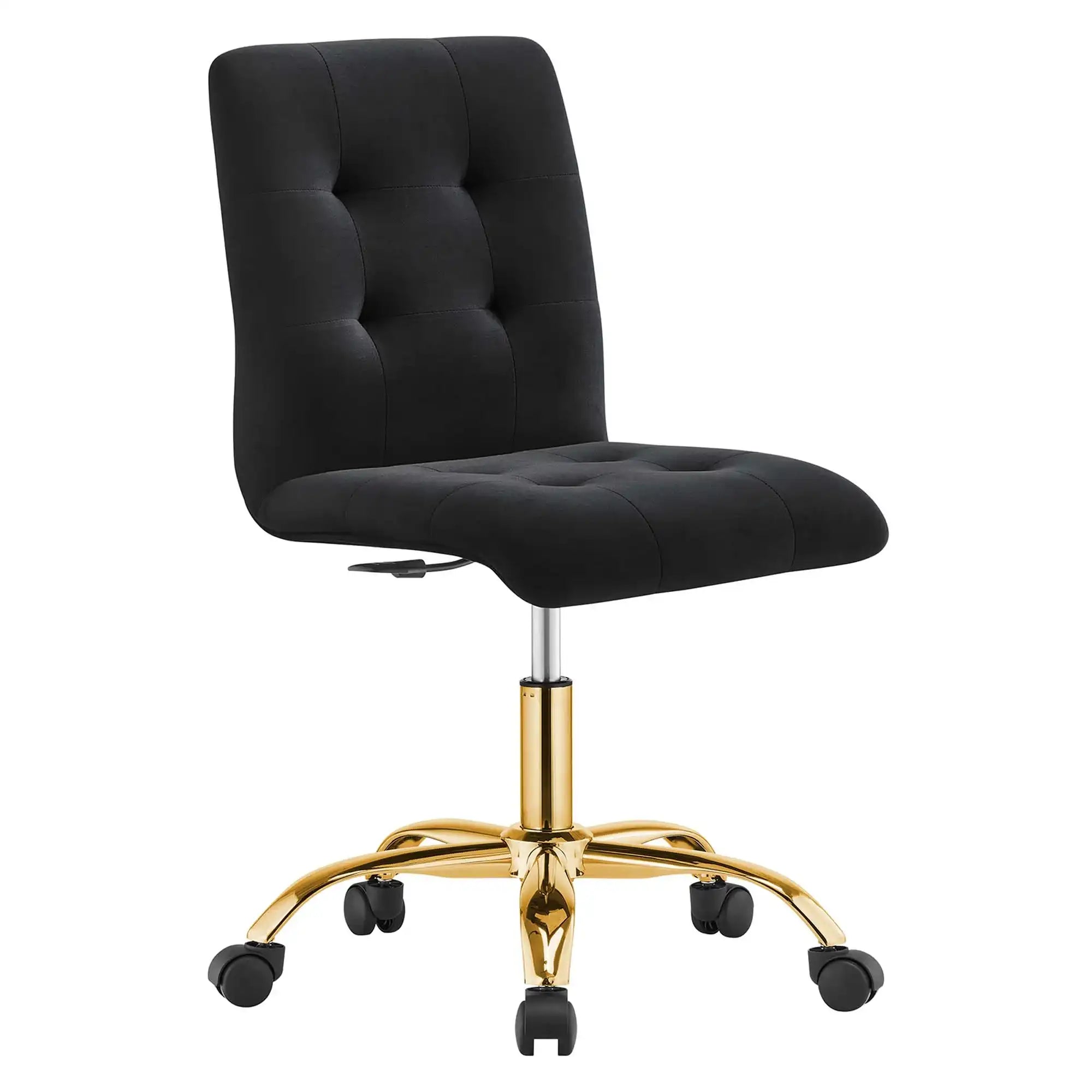 Prim Armless Performance Velvet Office Chair by Modway - Best Buy Furniture