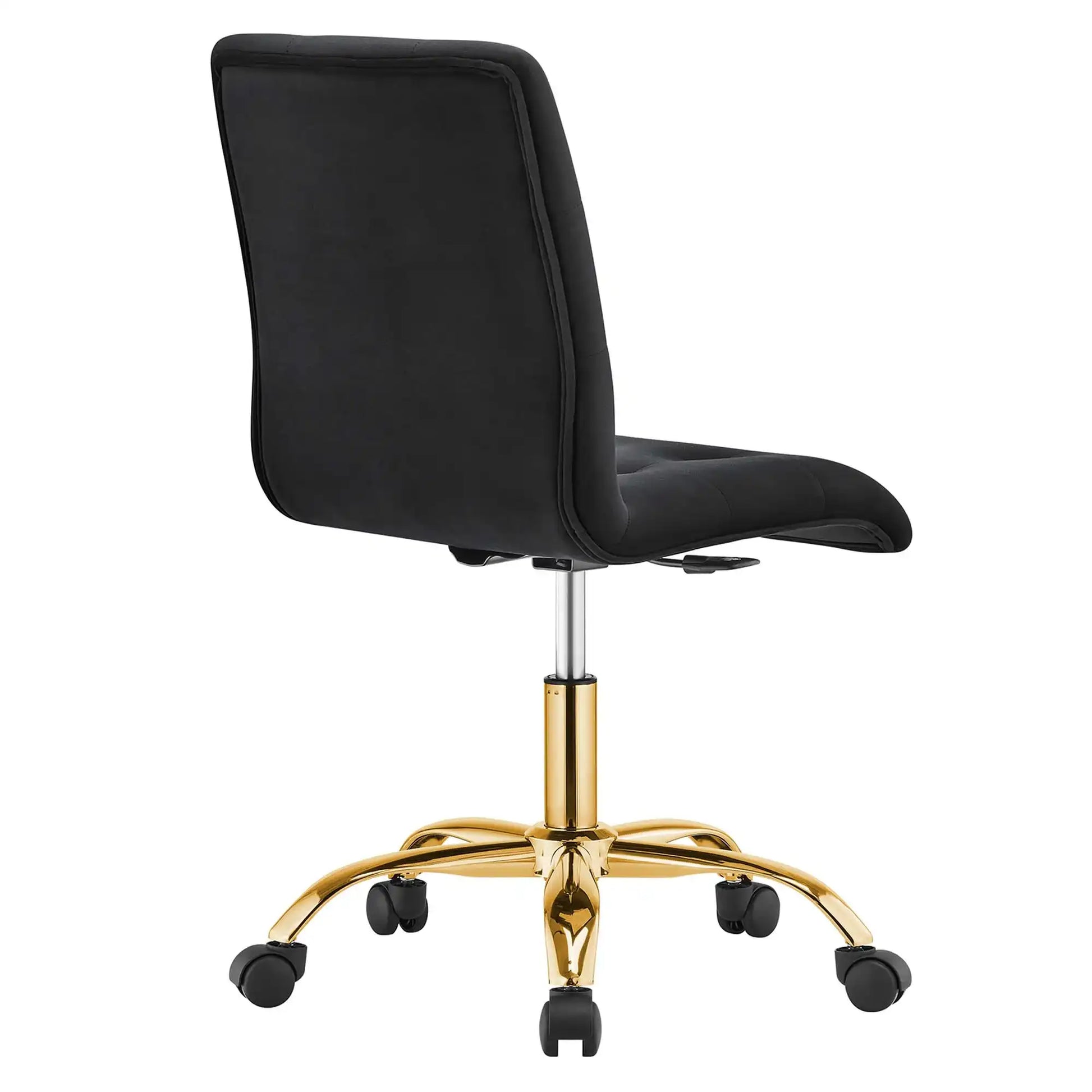 Prim Armless Performance Velvet Office Chair by Modway - Best Buy Furniture