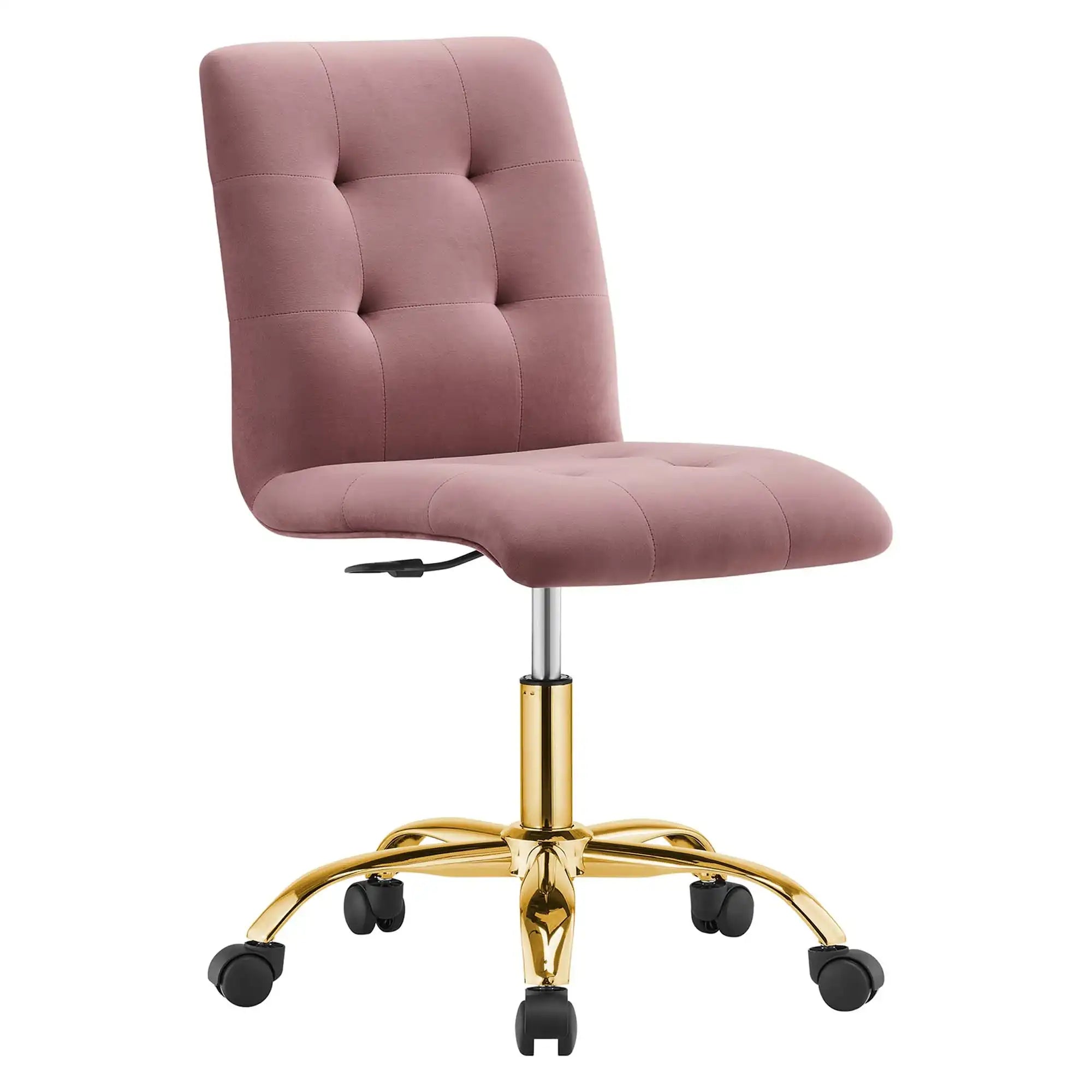 Prim Armless Performance Velvet Office Chair by Modway - Best Buy Furniture