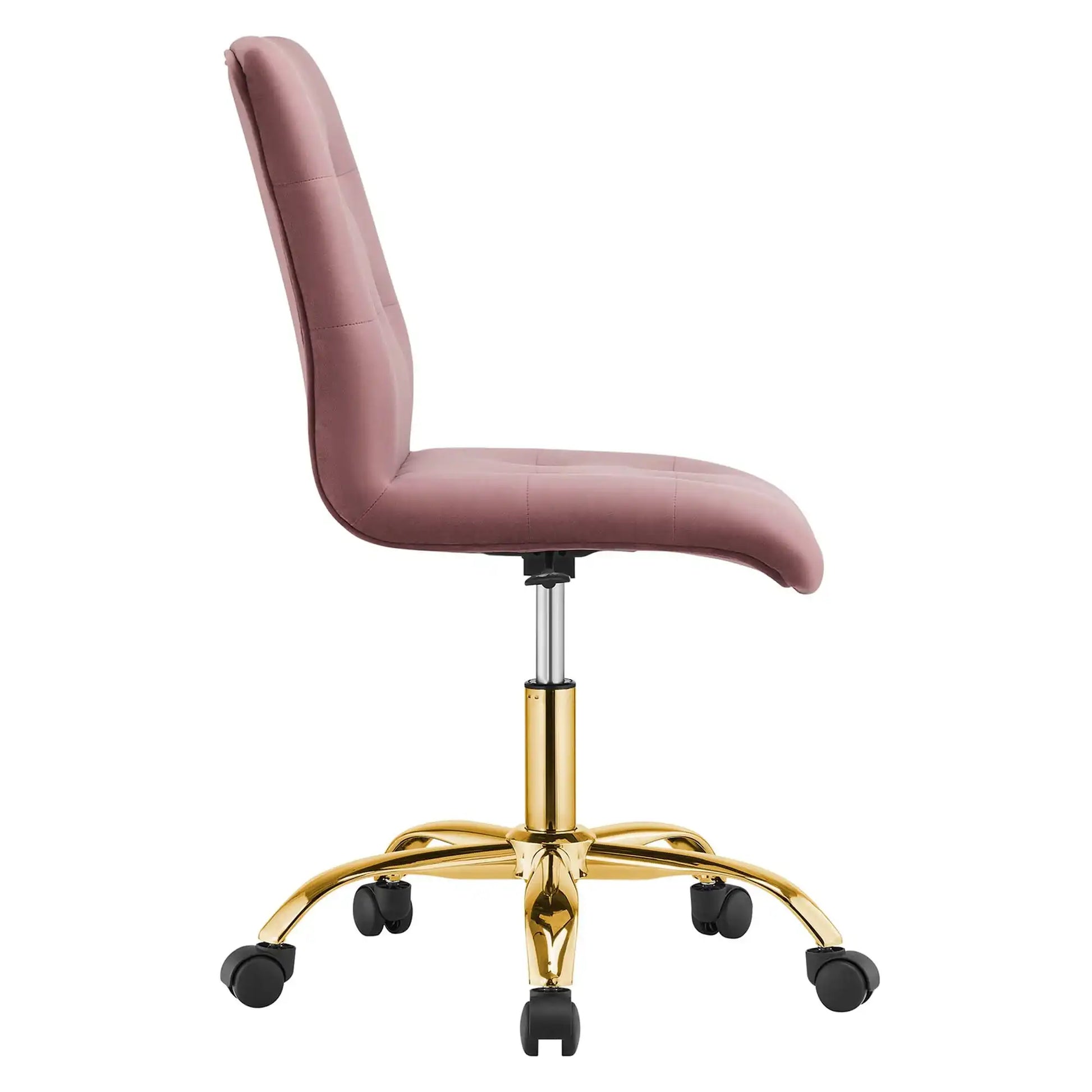 Prim Armless Performance Velvet Office Chair by Modway - Best Buy Furniture