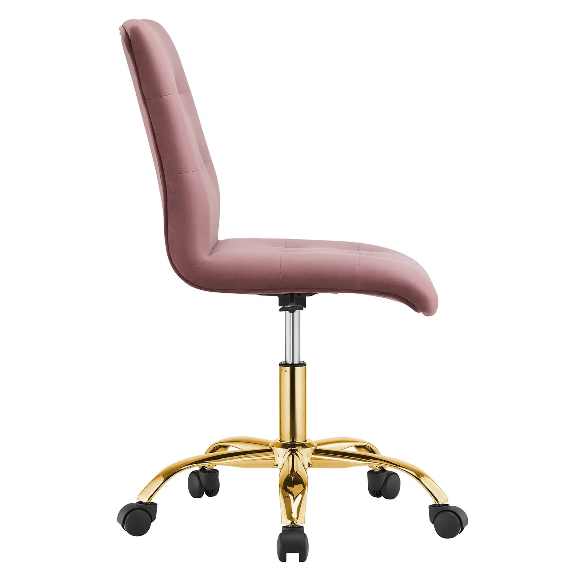 Prim Armless Performance Velvet Office Chair by Modway - Best Buy Furniture