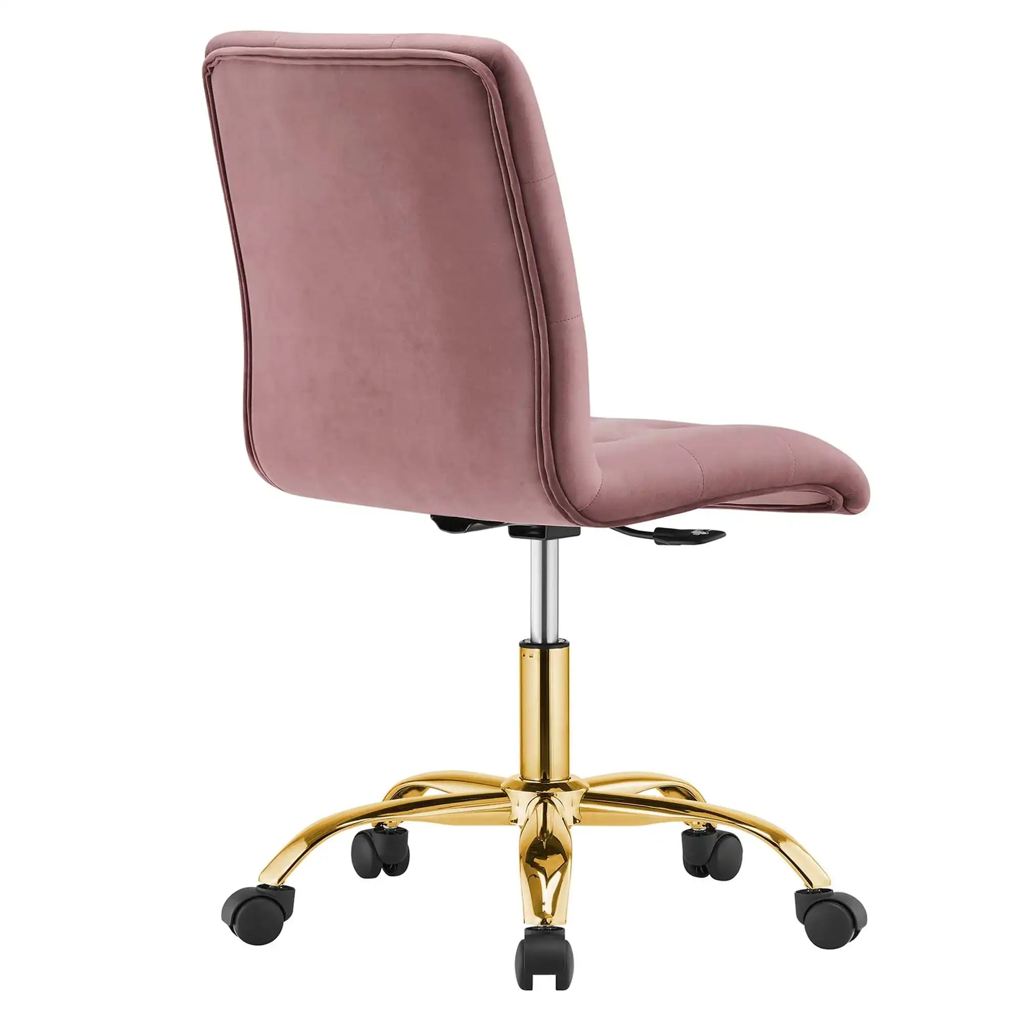 Prim Armless Performance Velvet Office Chair by Modway - Best Buy Furniture