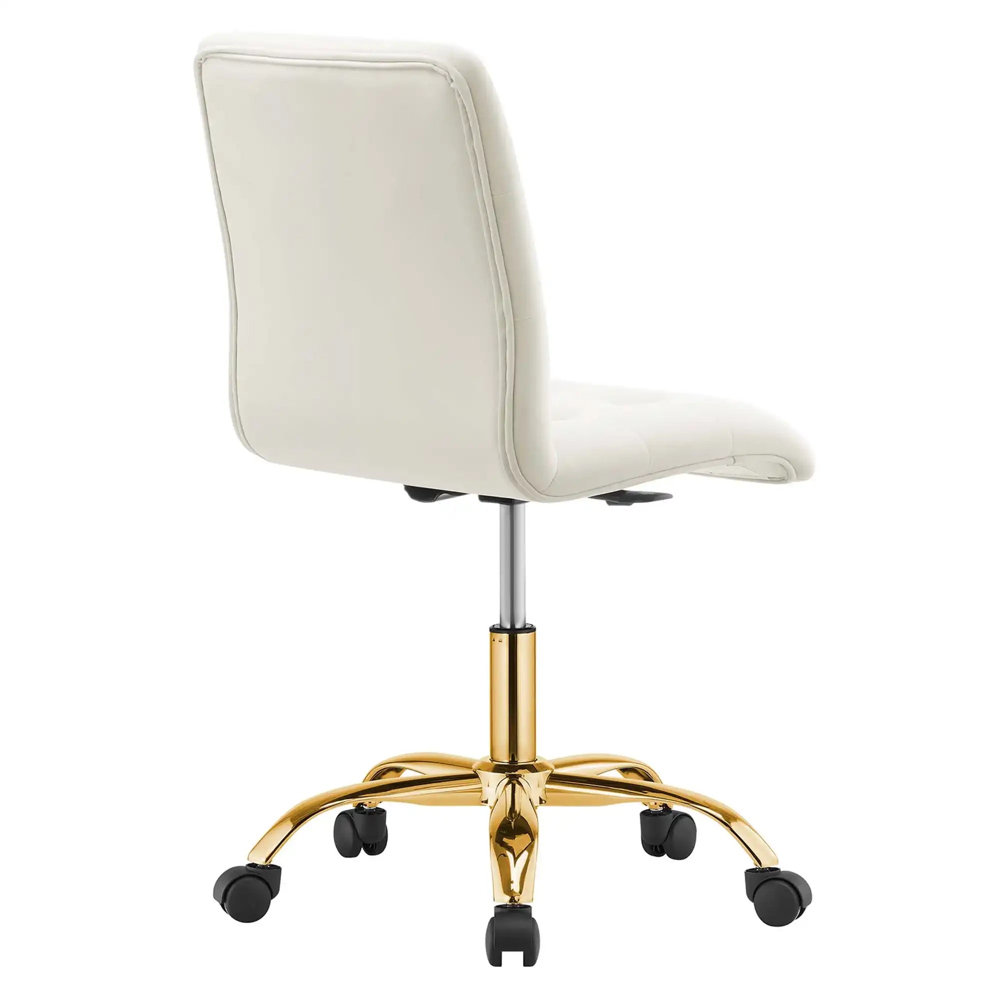 Prim Armless Performance Velvet Office Chair by Modway - Best Buy Furniture