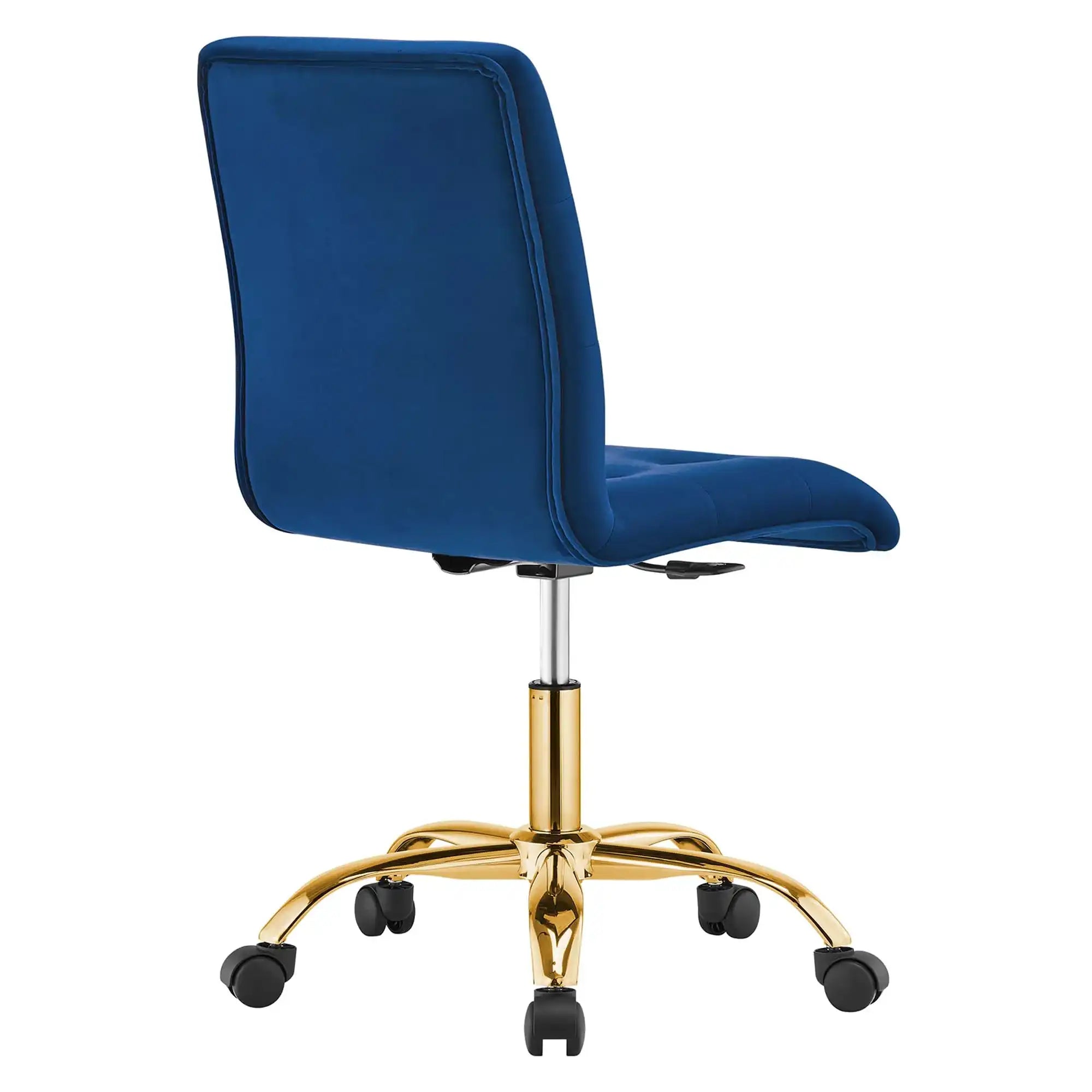 Prim Armless Performance Velvet Office Chair by Modway - Best Buy Furniture