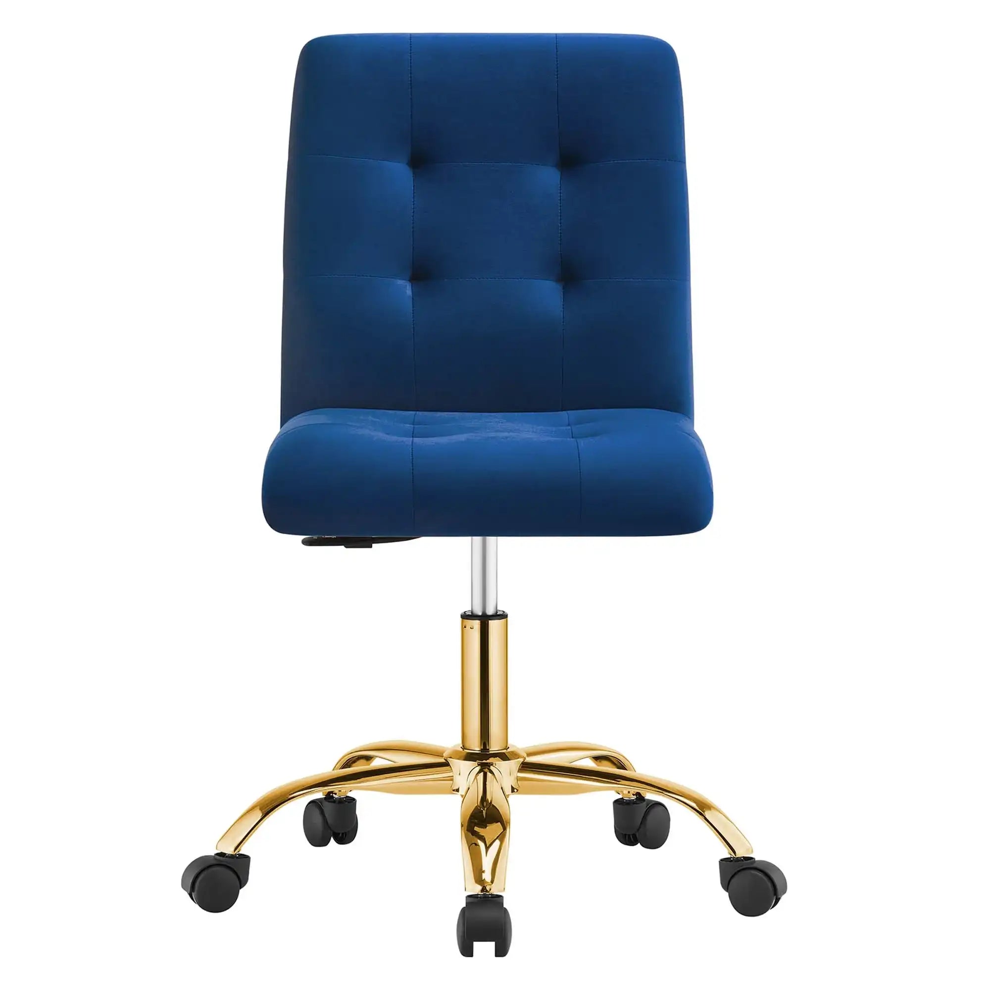 Prim Armless Performance Velvet Office Chair by Modway - Best Buy Furniture