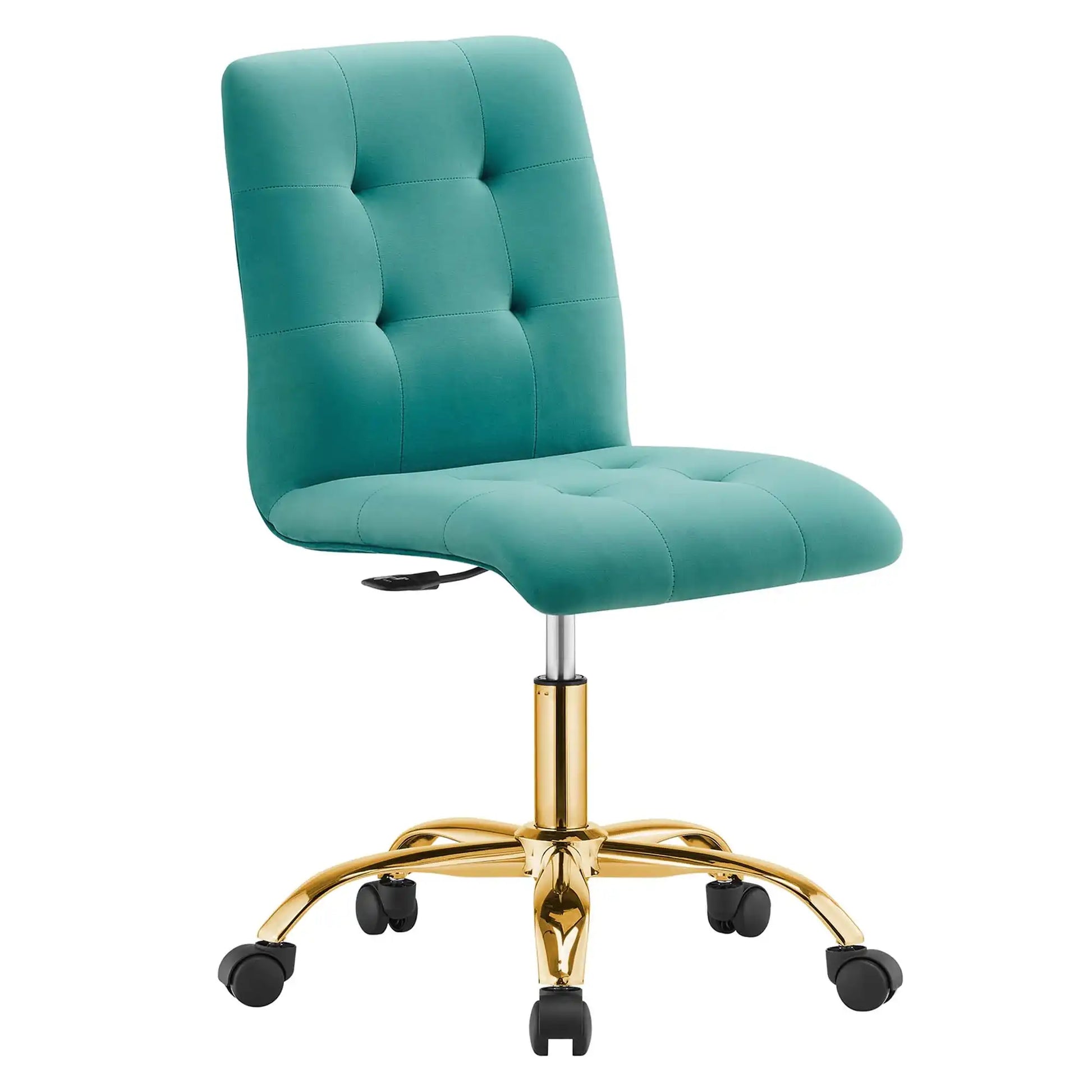 Prim Armless Performance Velvet Office Chair by Modway - Best Buy Furniture