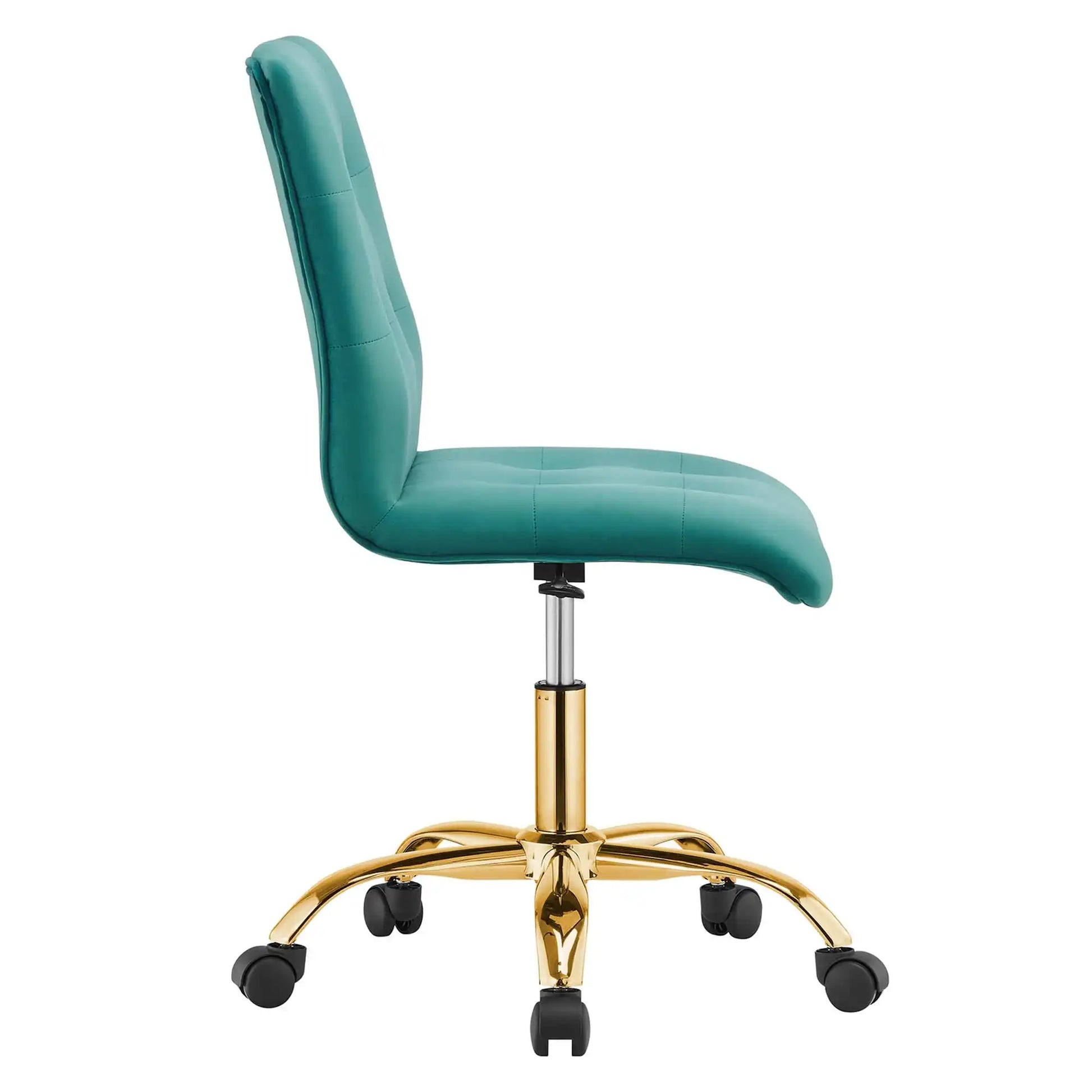 Prim Armless Performance Velvet Office Chair by Modway - Best Buy Furniture