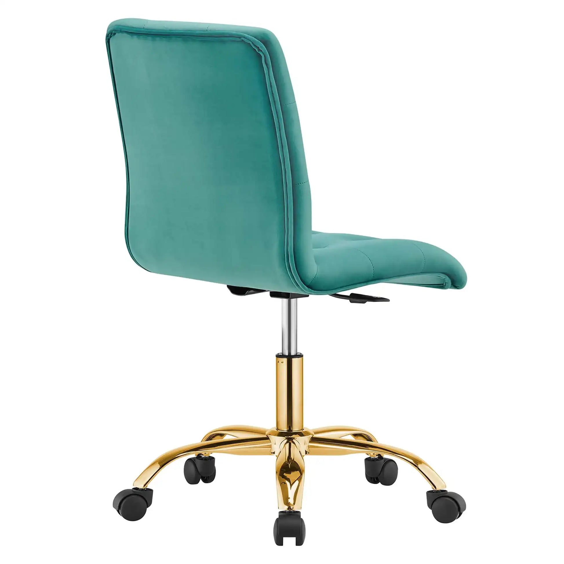 Prim Armless Performance Velvet Office Chair by Modway - Best Buy Furniture
