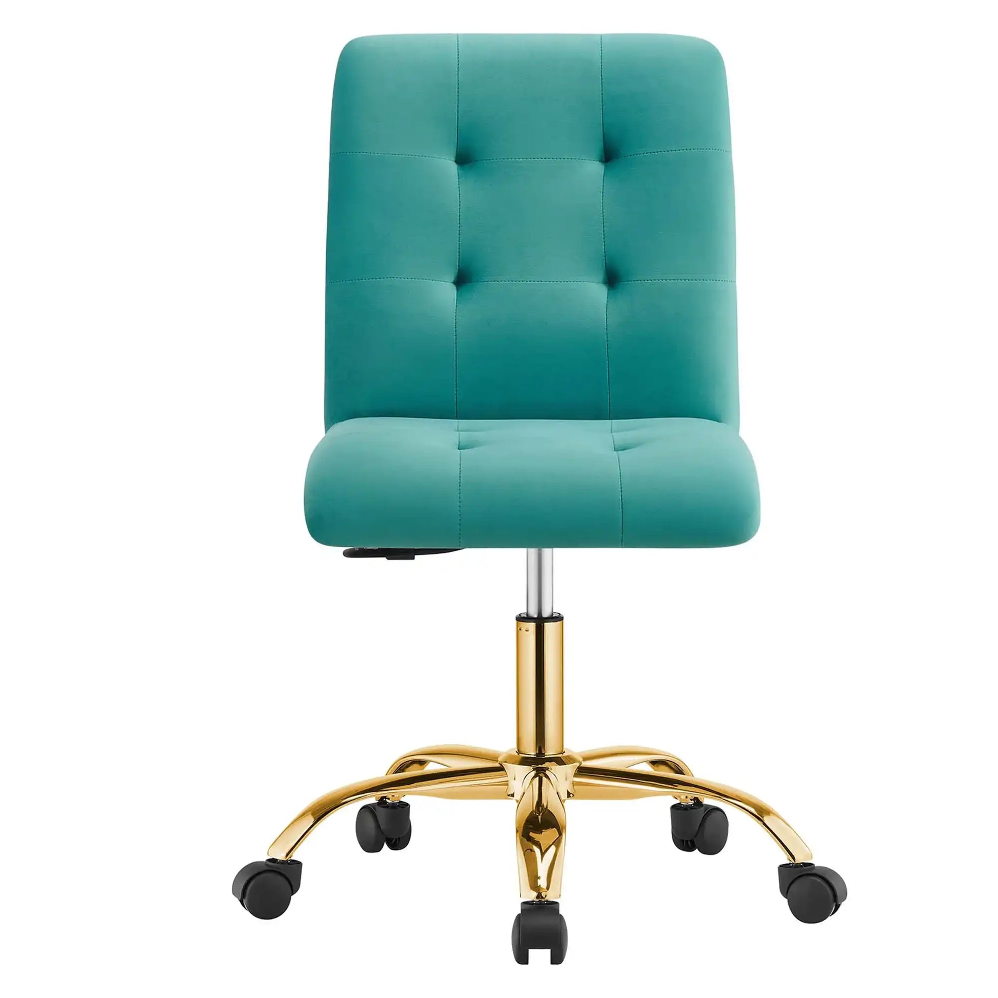 Prim Armless Performance Velvet Office Chair by Modway - Best Buy Furniture