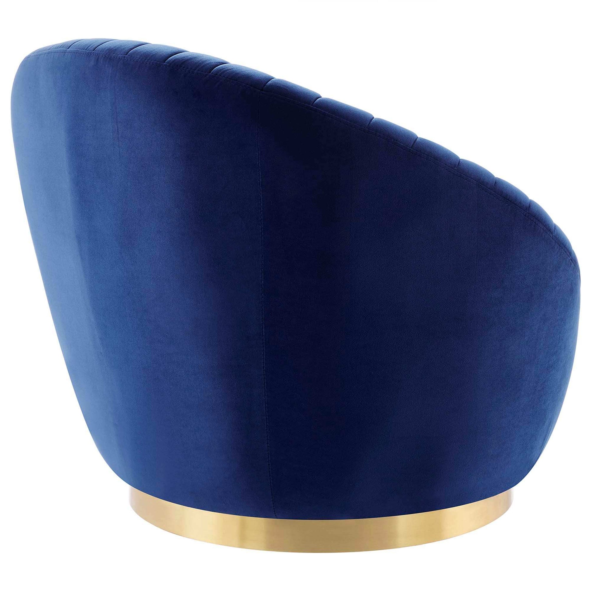 Whirr Tufted Performance Velvet Swivel Chair - Best Buy Furniture
