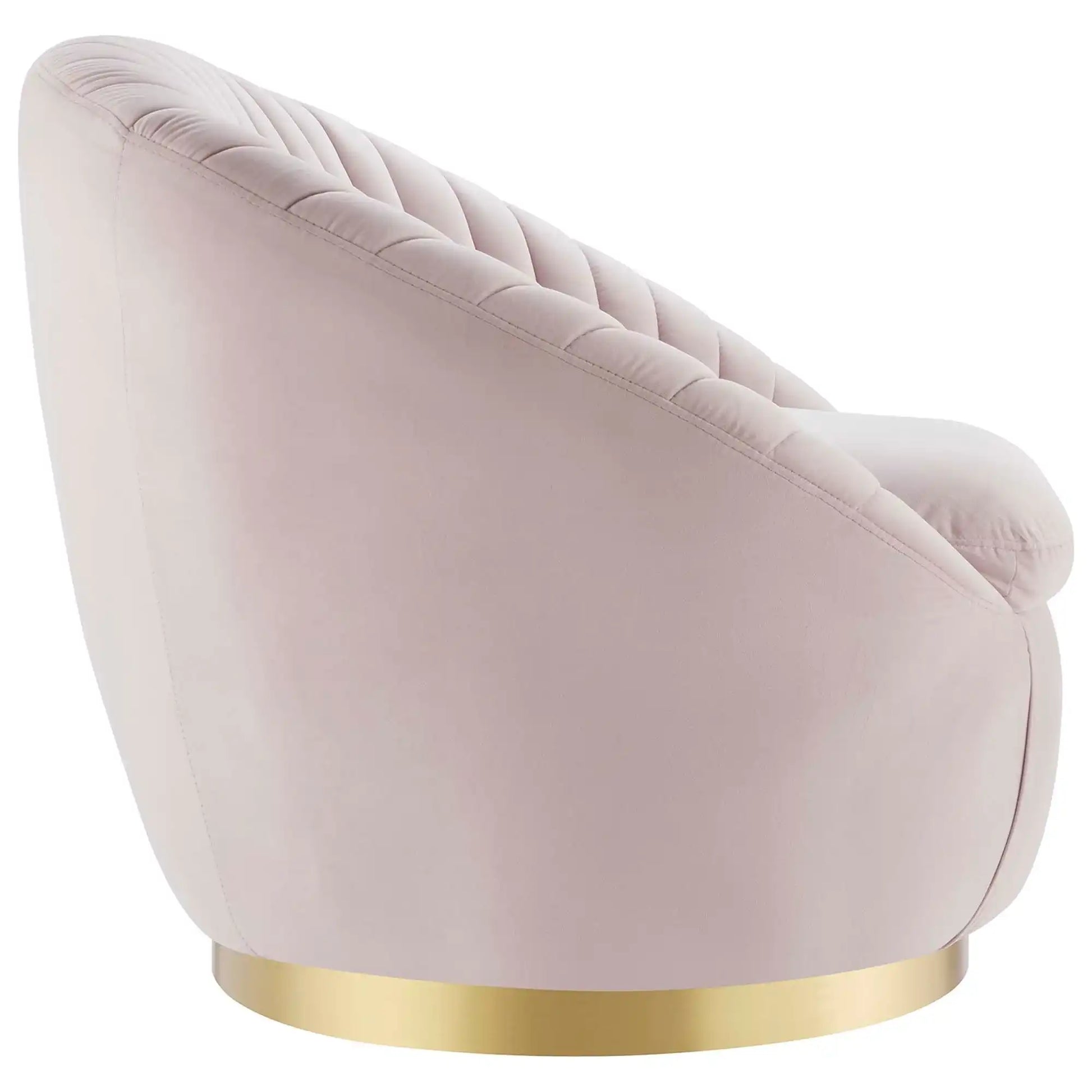 Whirr Tufted Performance Velvet Swivel Chair - Best Buy Furniture