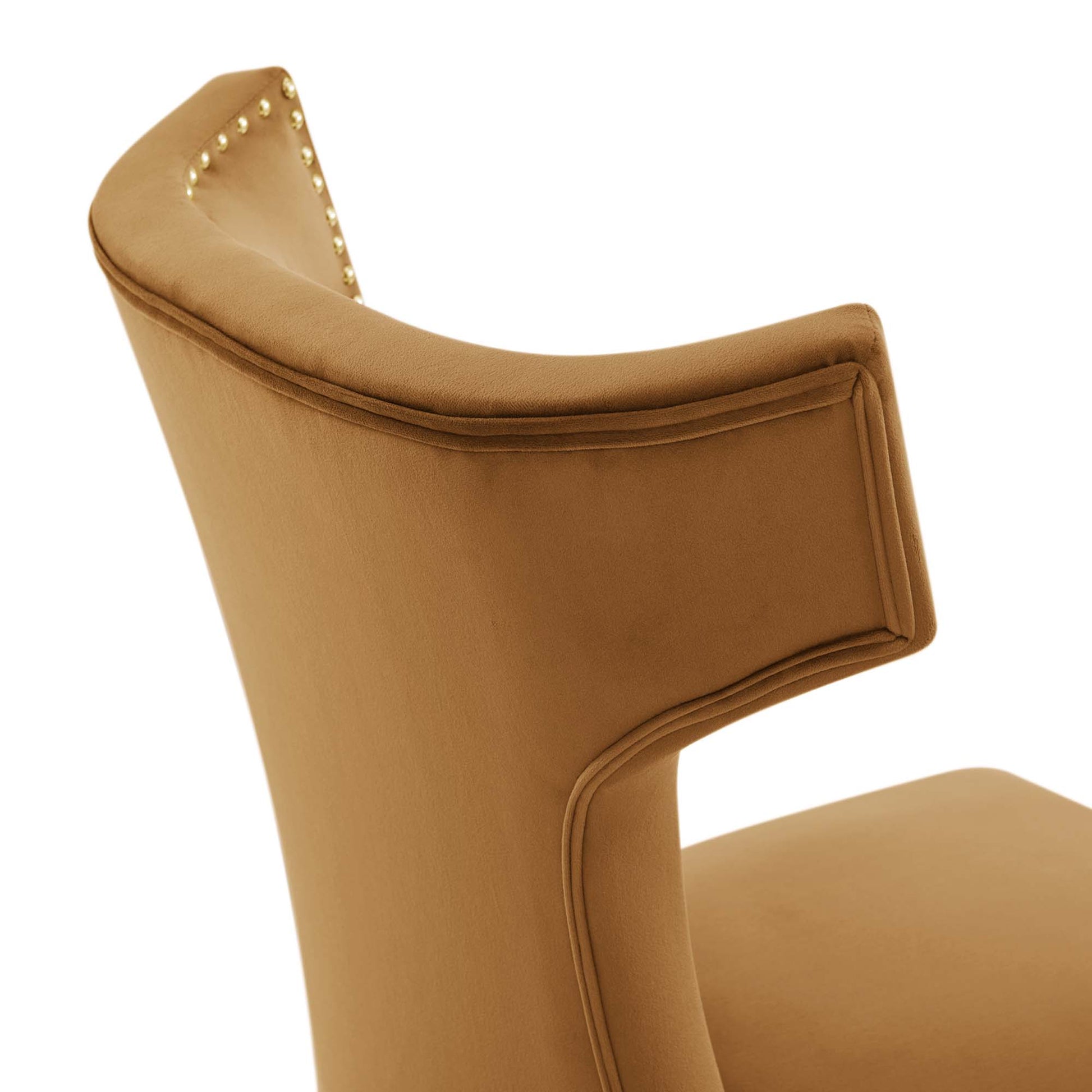 Curve Performance Velvet Dining Chairs Set of 2 by Modway - Best Buy Furniture