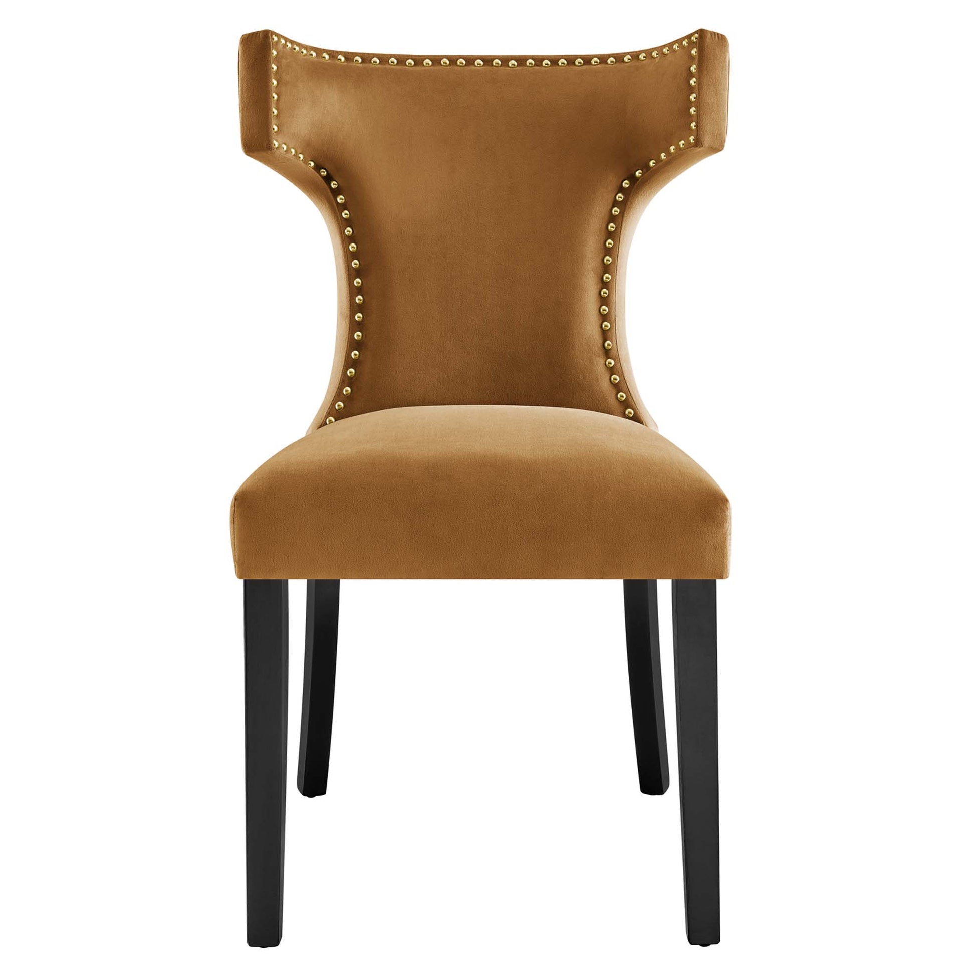 Curve Performance Velvet Dining Chairs Set of 2 by Modway - Best Buy Furniture