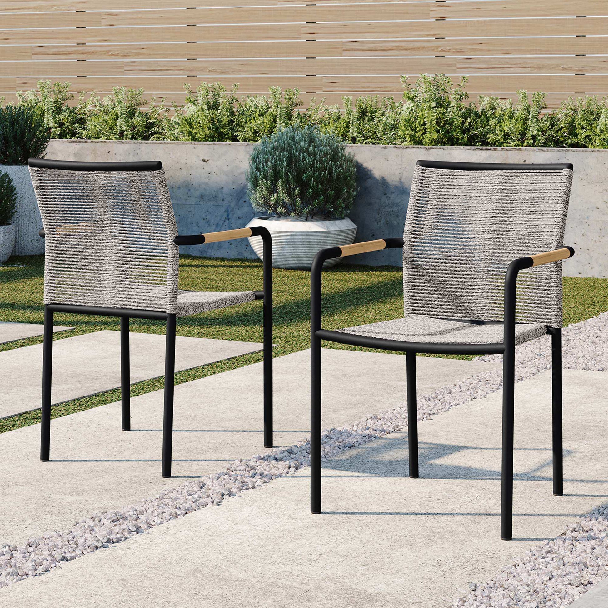Serenity Outdoor Patio Armchairs Set of 2 by Modway - Best Buy Furniture