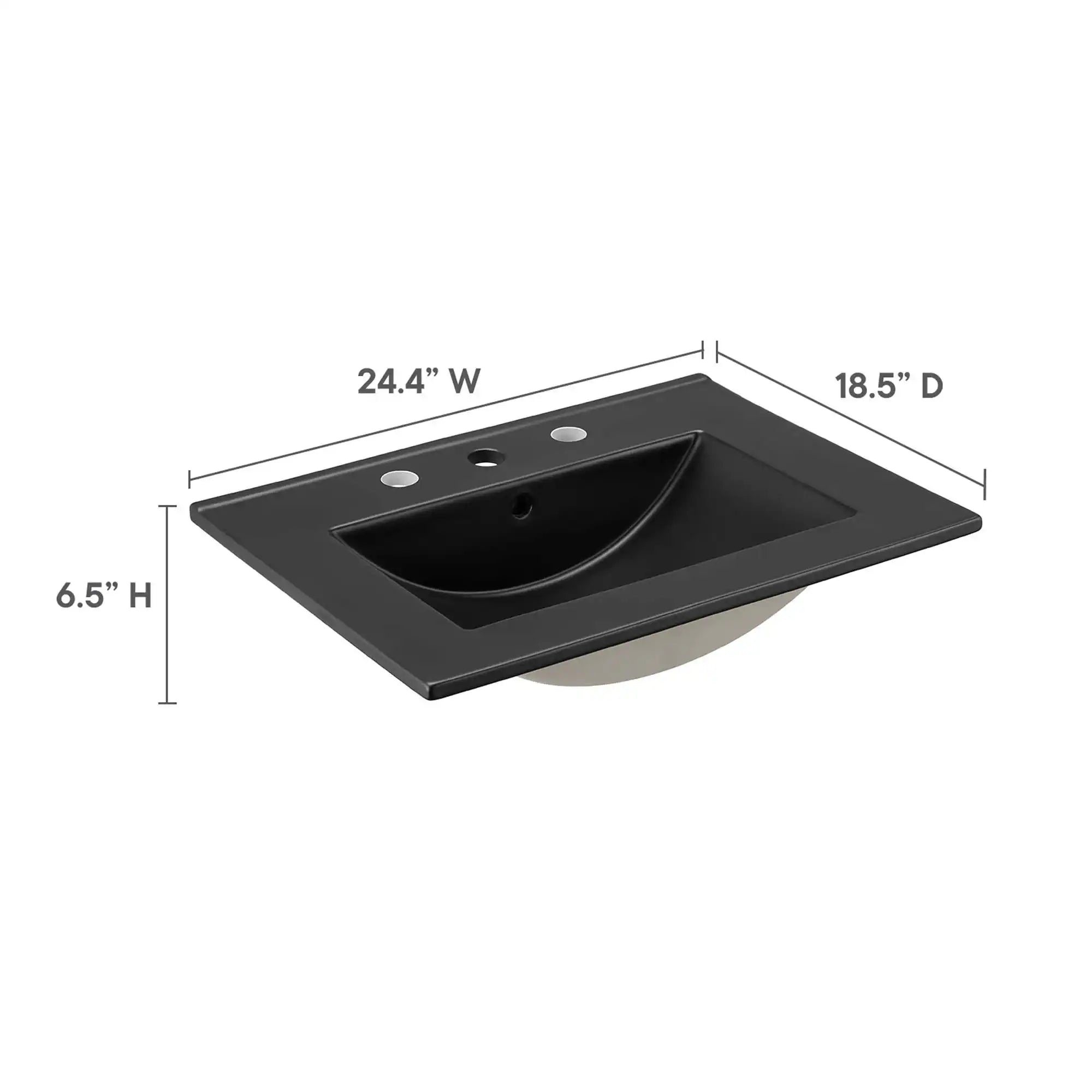 Cayman 24" Bathroom Sink by Modway - Best Buy Furniture