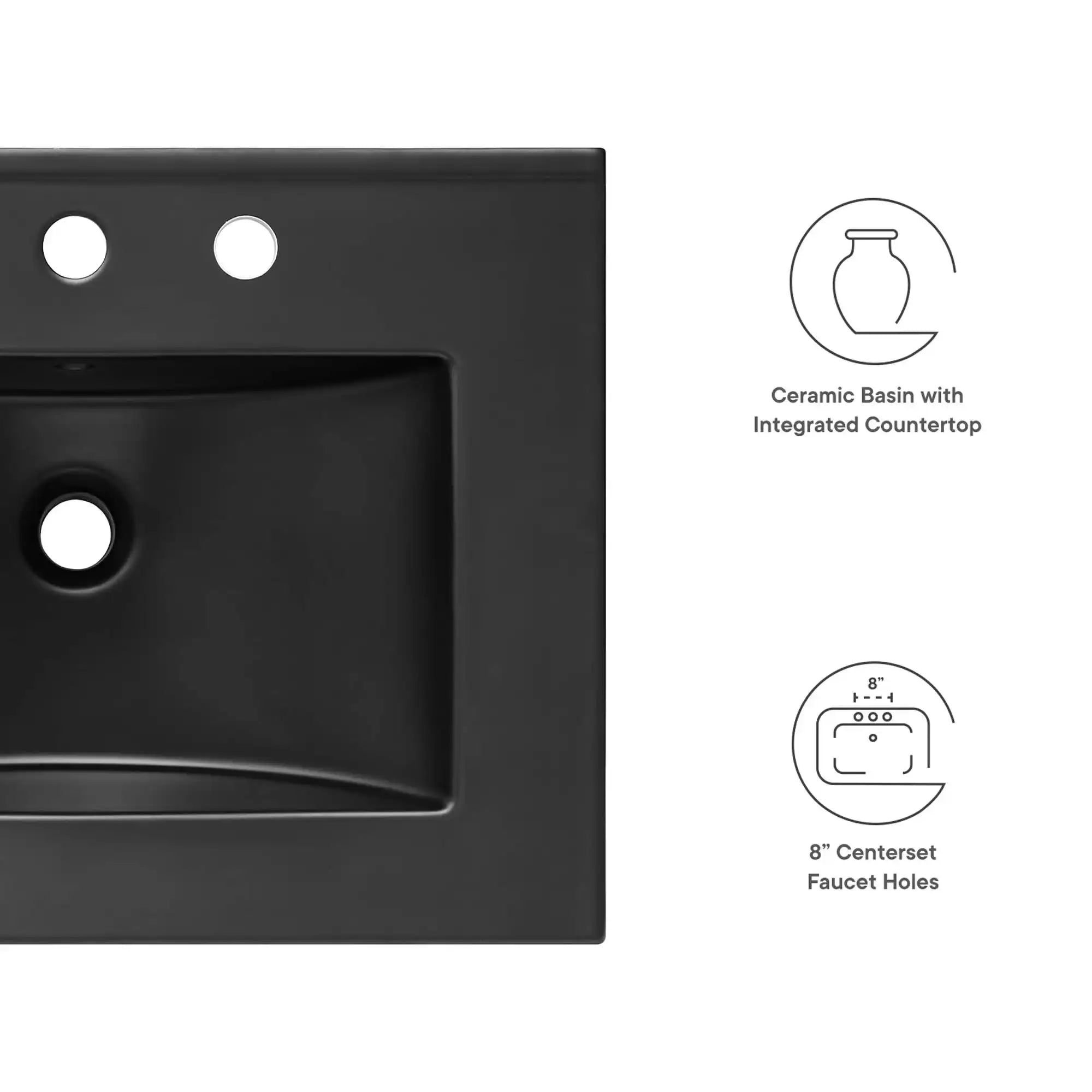 Cayman 24" Bathroom Sink by Modway - Best Buy Furniture