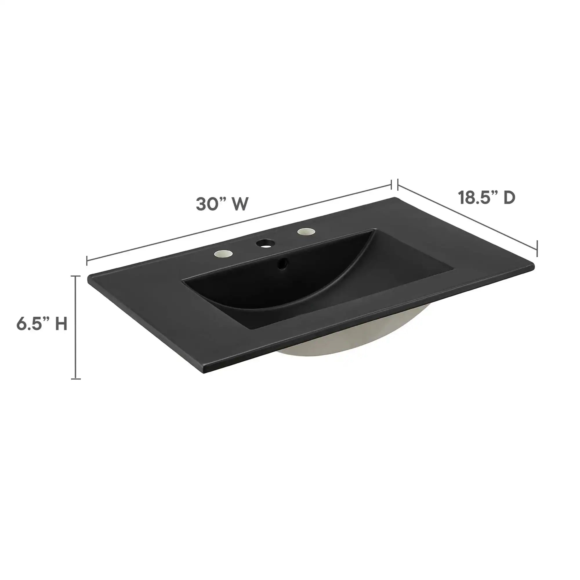 Cayman 30" Bathroom Sink by Modway - Best Buy Furniture