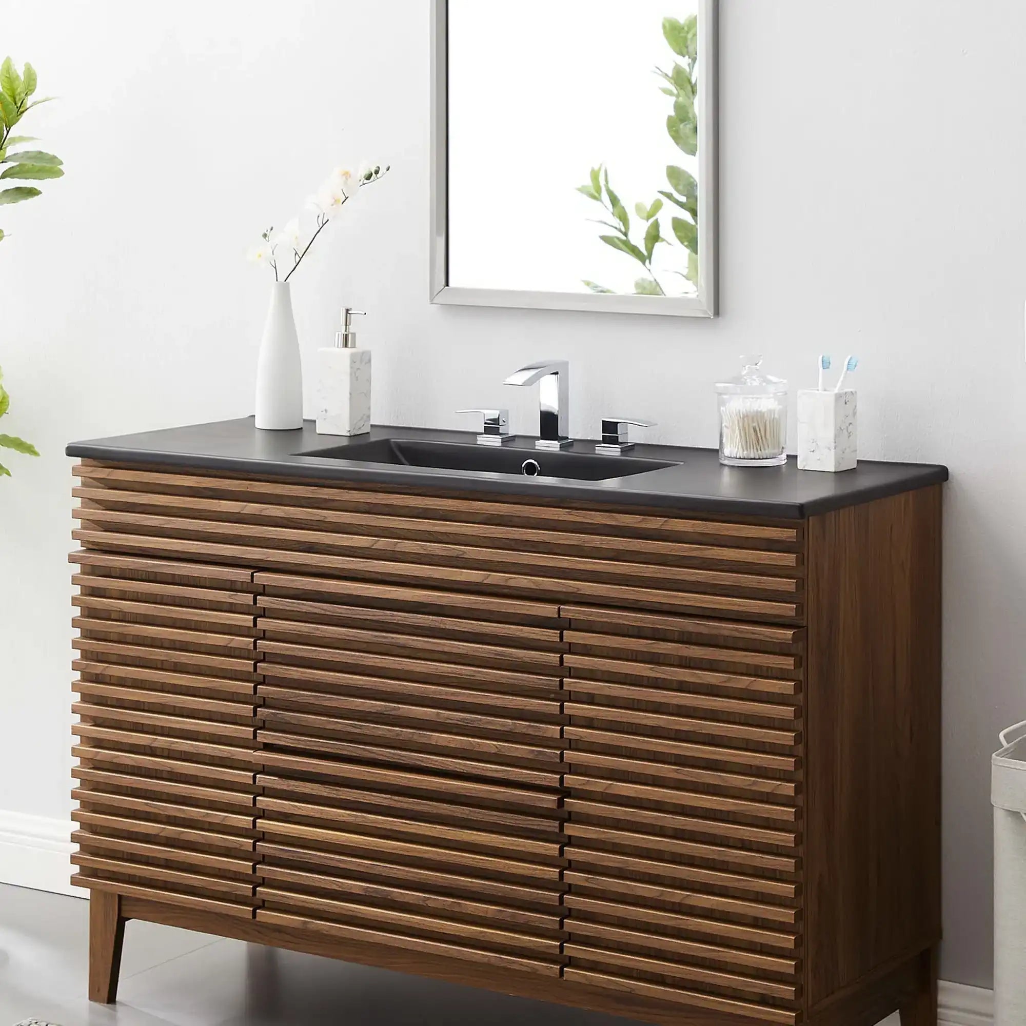 Cayman 48" Single Basin Bathroom Sink by Modway - Best Buy Furniture