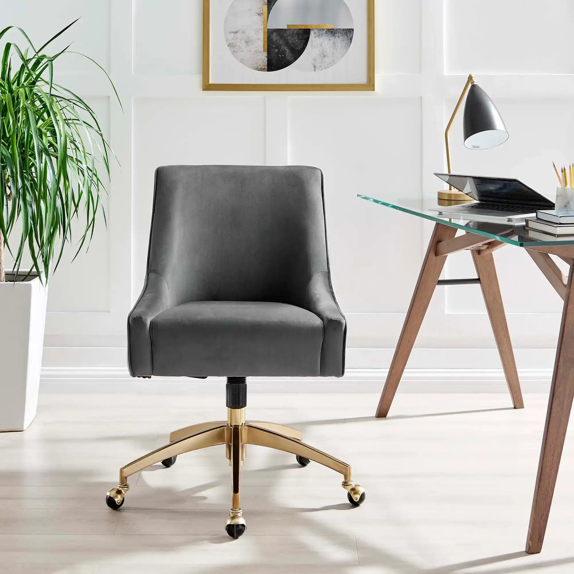 Discern Performance Velvet Office Chair by Modway - Best Buy Furniture