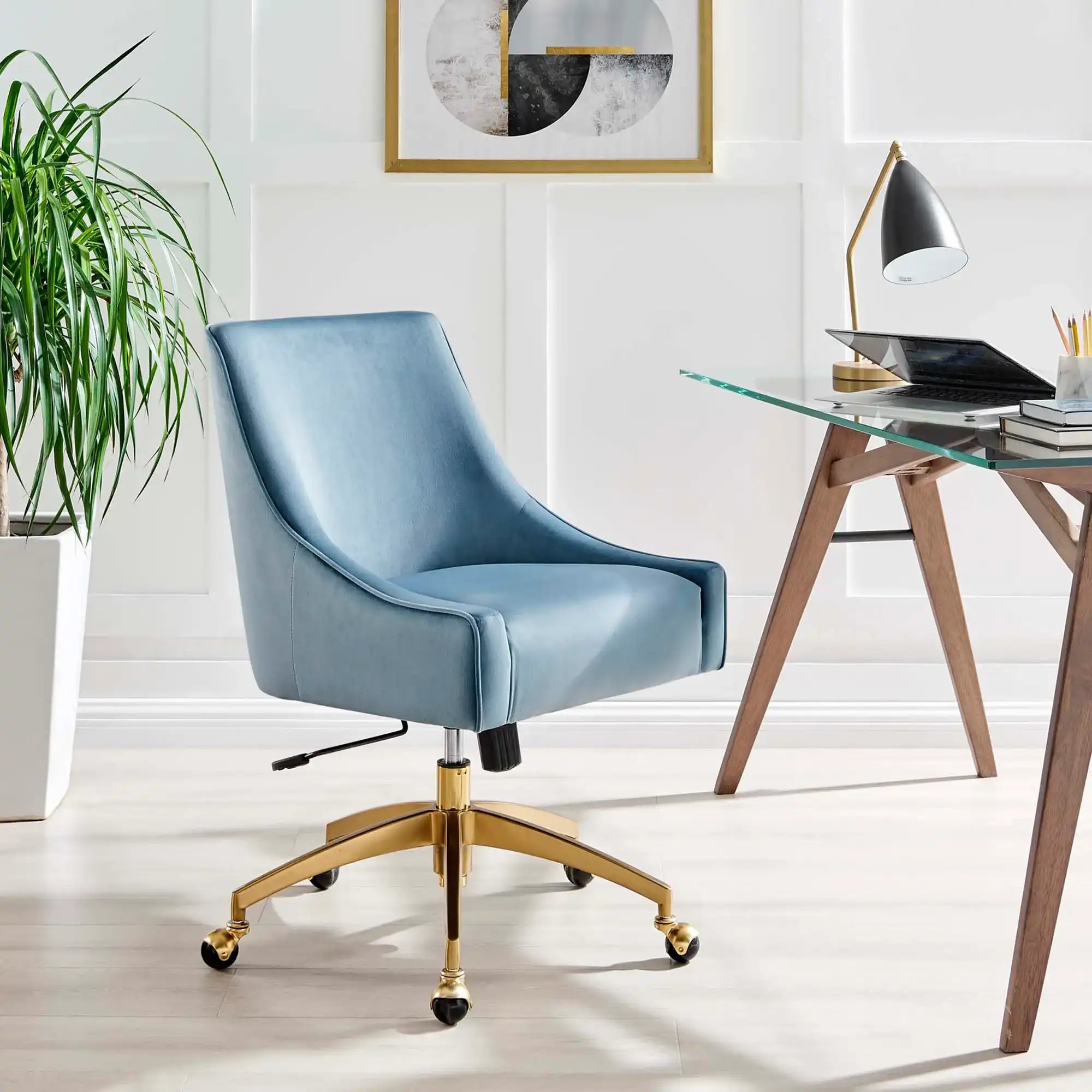 Discern Performance Velvet Office Chair by Modway - Best Buy Furniture