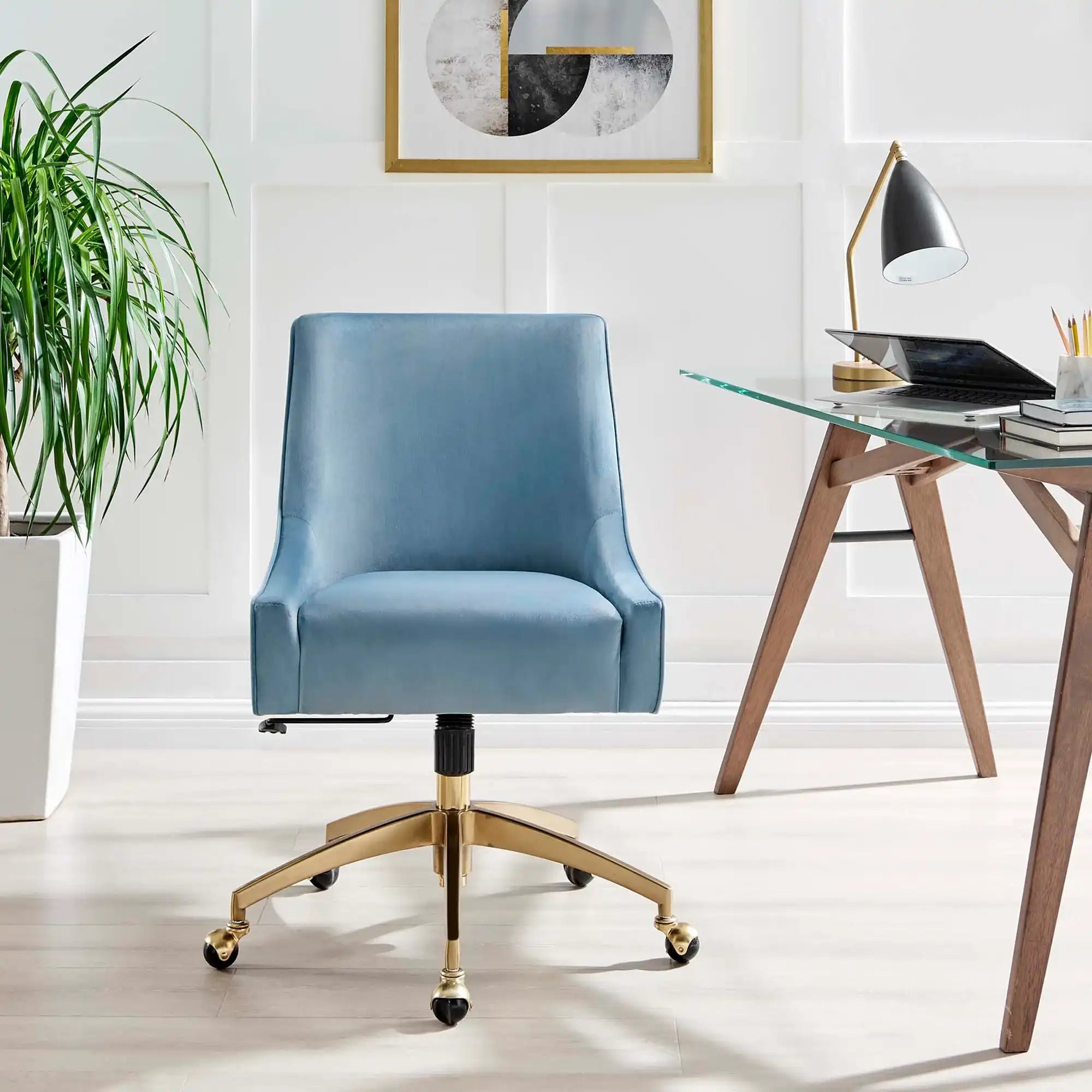 Discern Performance Velvet Office Chair by Modway - Best Buy Furniture